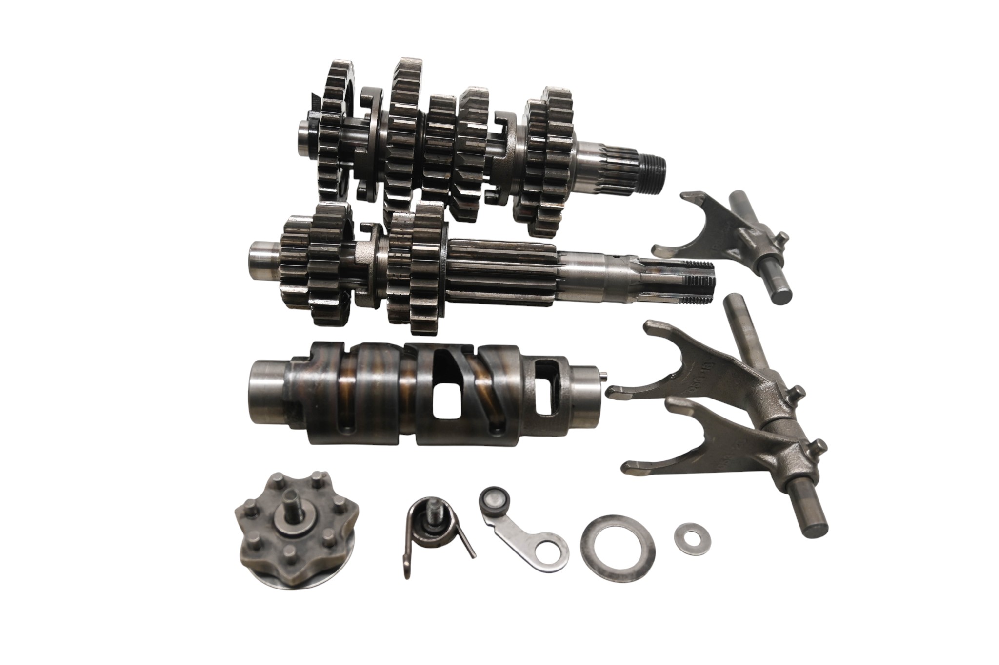 08 Suzuki LTZ250 Transmission Shift Forks & Drum Quadsport 250 2x4