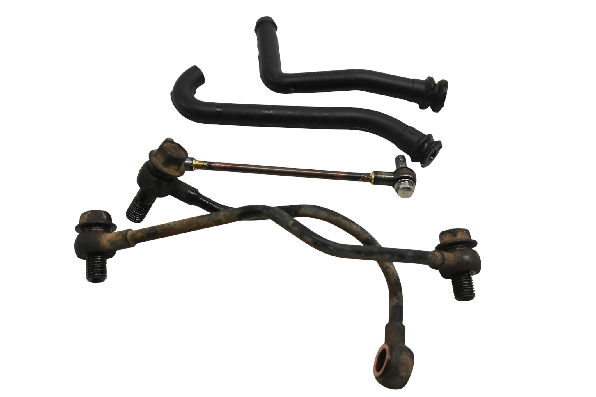 91 Kawasaki Mojave 250 2x4 Engine Oil Lines KSF250