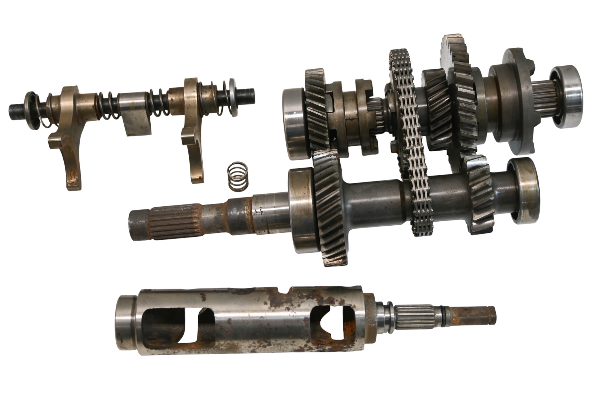 06 Polaris Sportsman 500 X2 4x4 Transmission Shift Forks & Drum