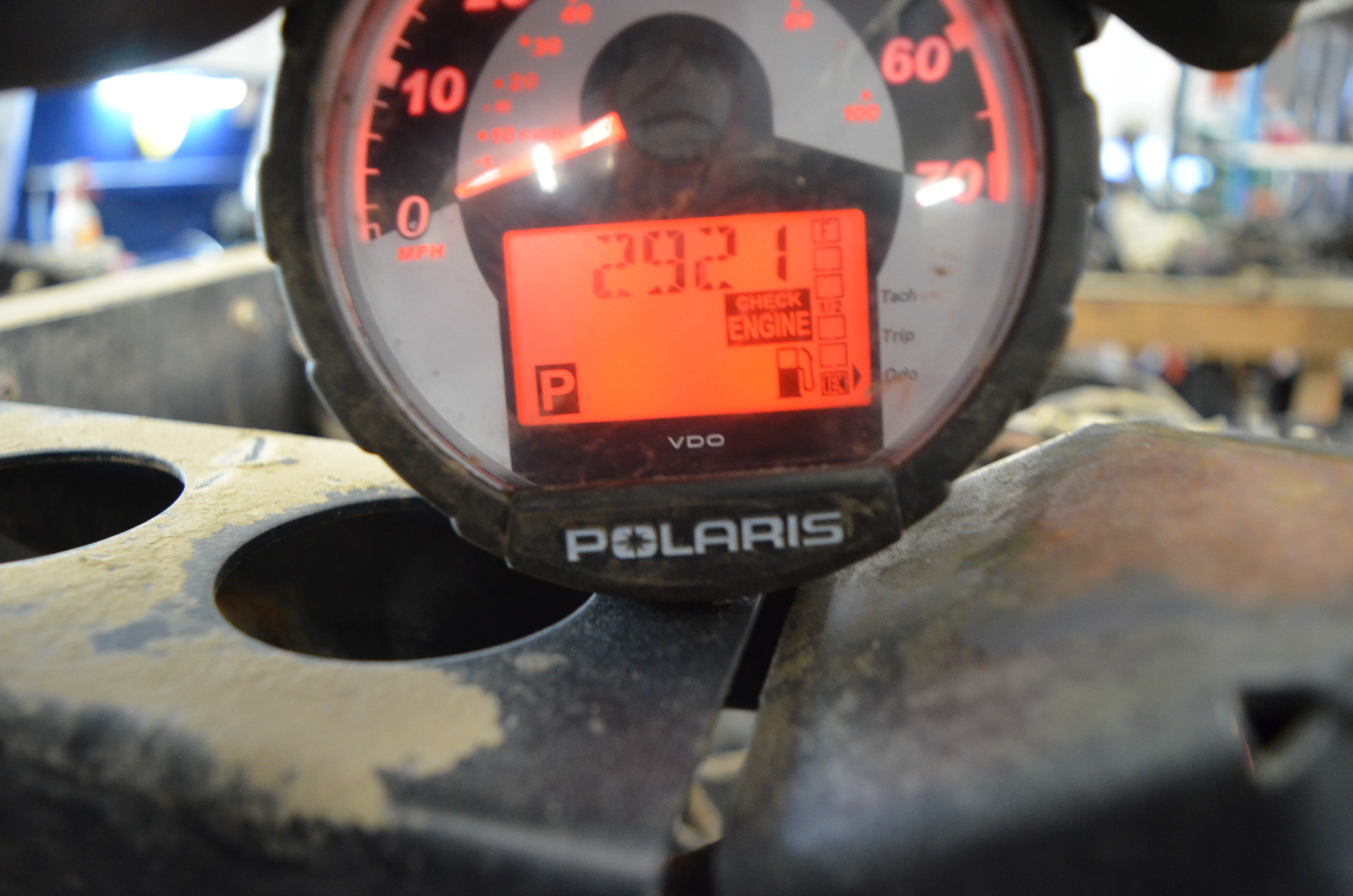 09 Polaris RZR 800 EFI Speedometer Dash
