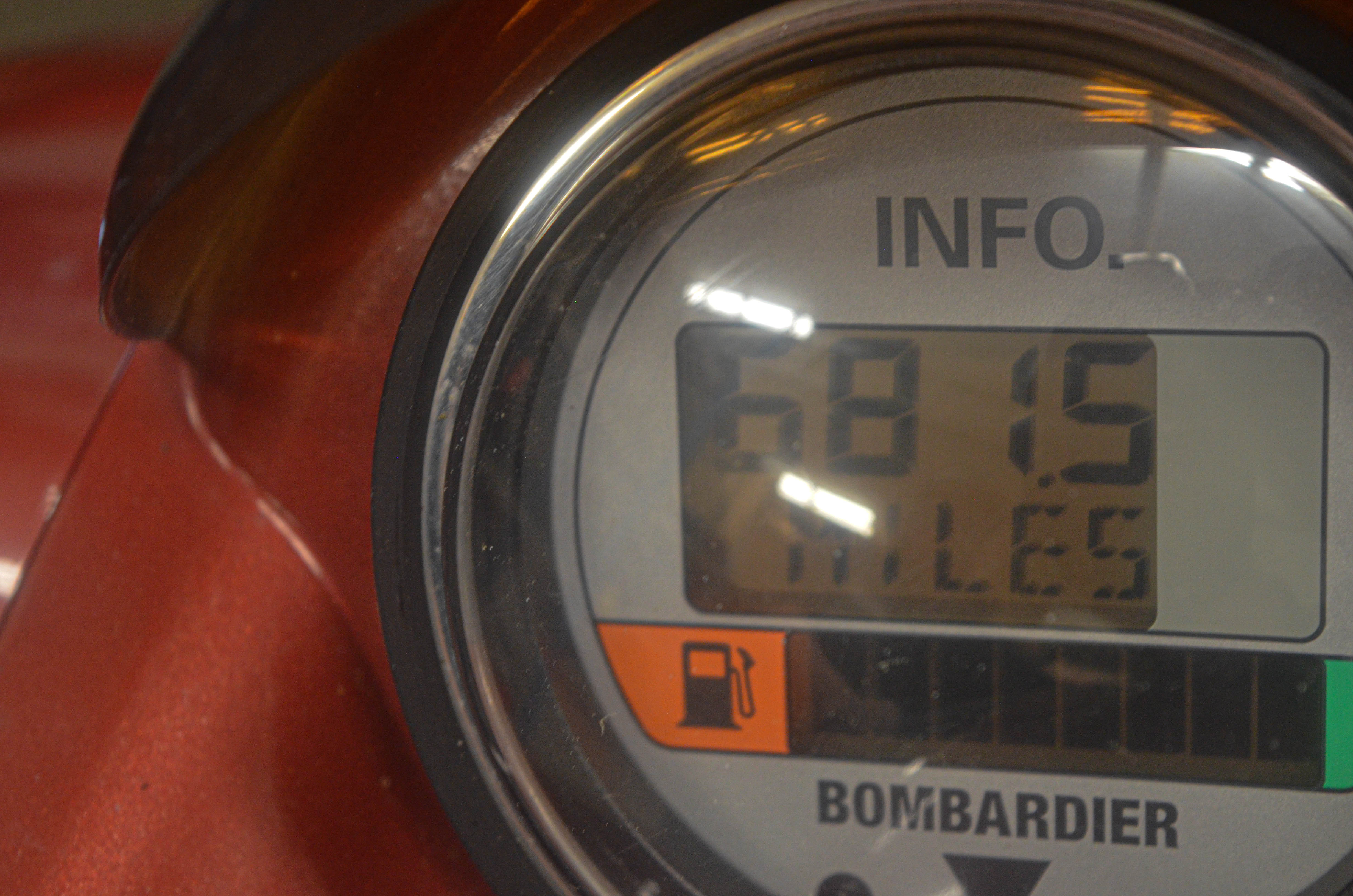 03 Sea-Doo GTX DI Lcd Info Meter Dash