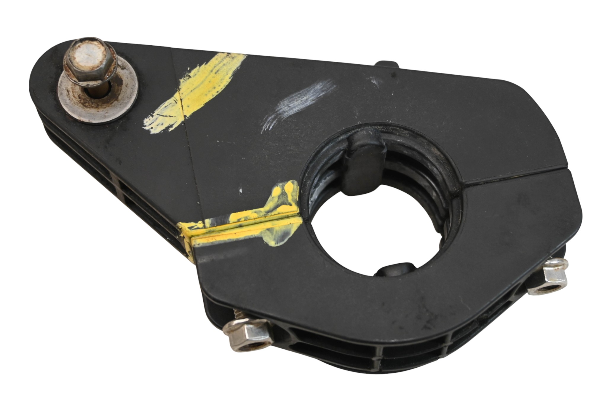 04 Honda Aquatrax R-12X Steering Stem Cable Lever & Holder ARX1200