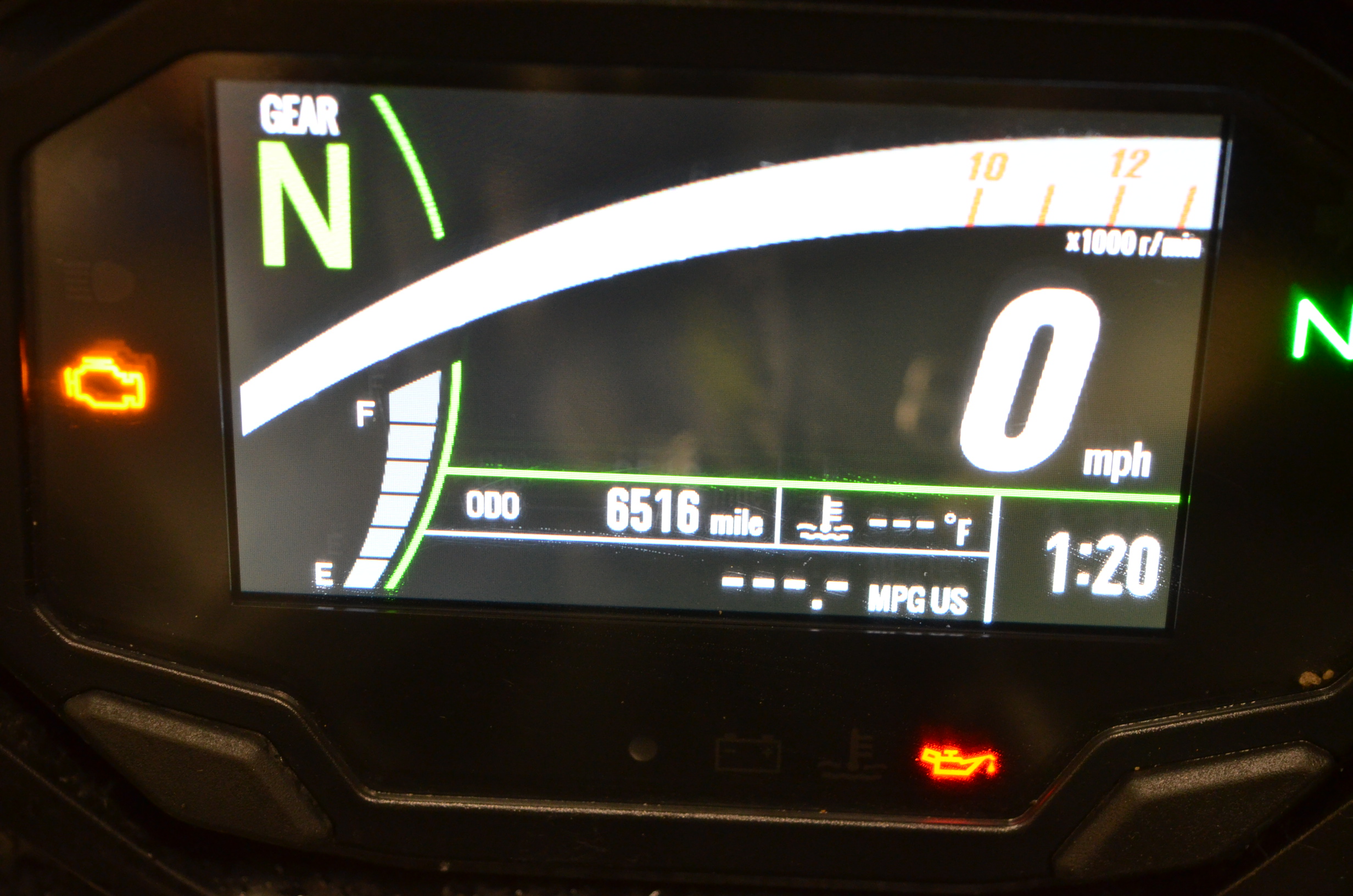 22 Kawasaki Ninja 650 Speedometer Dash EX650