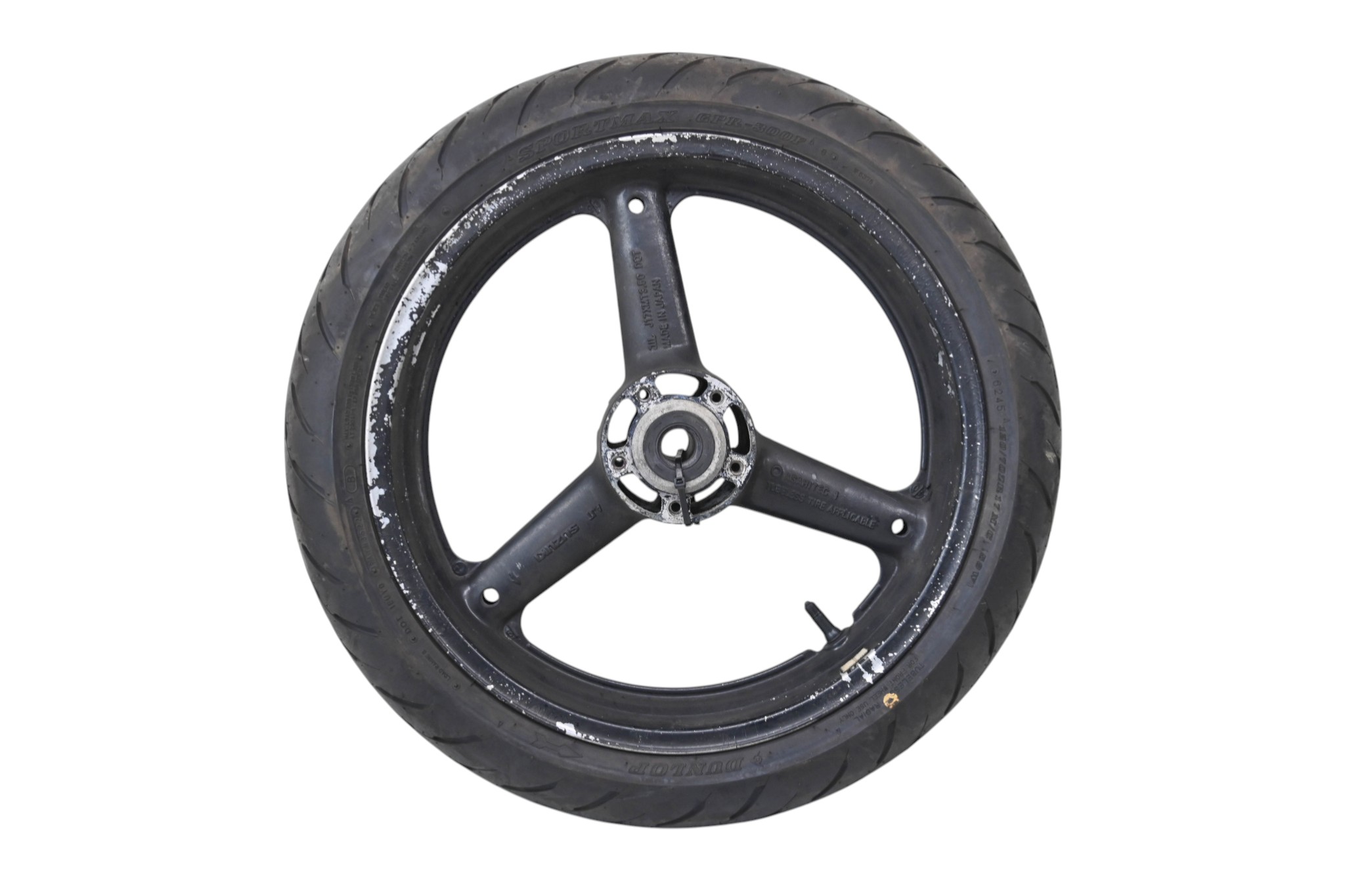 98 Suzuki GSX-R750 Front Wheel Rim & Tire 120/70-17
