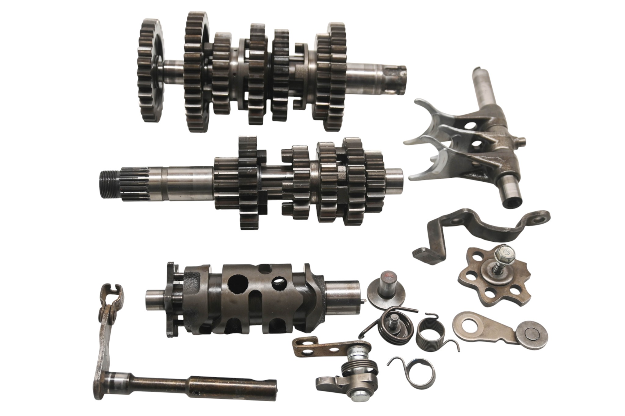 85 Honda XR350R Transmission Shift Forks & Drum