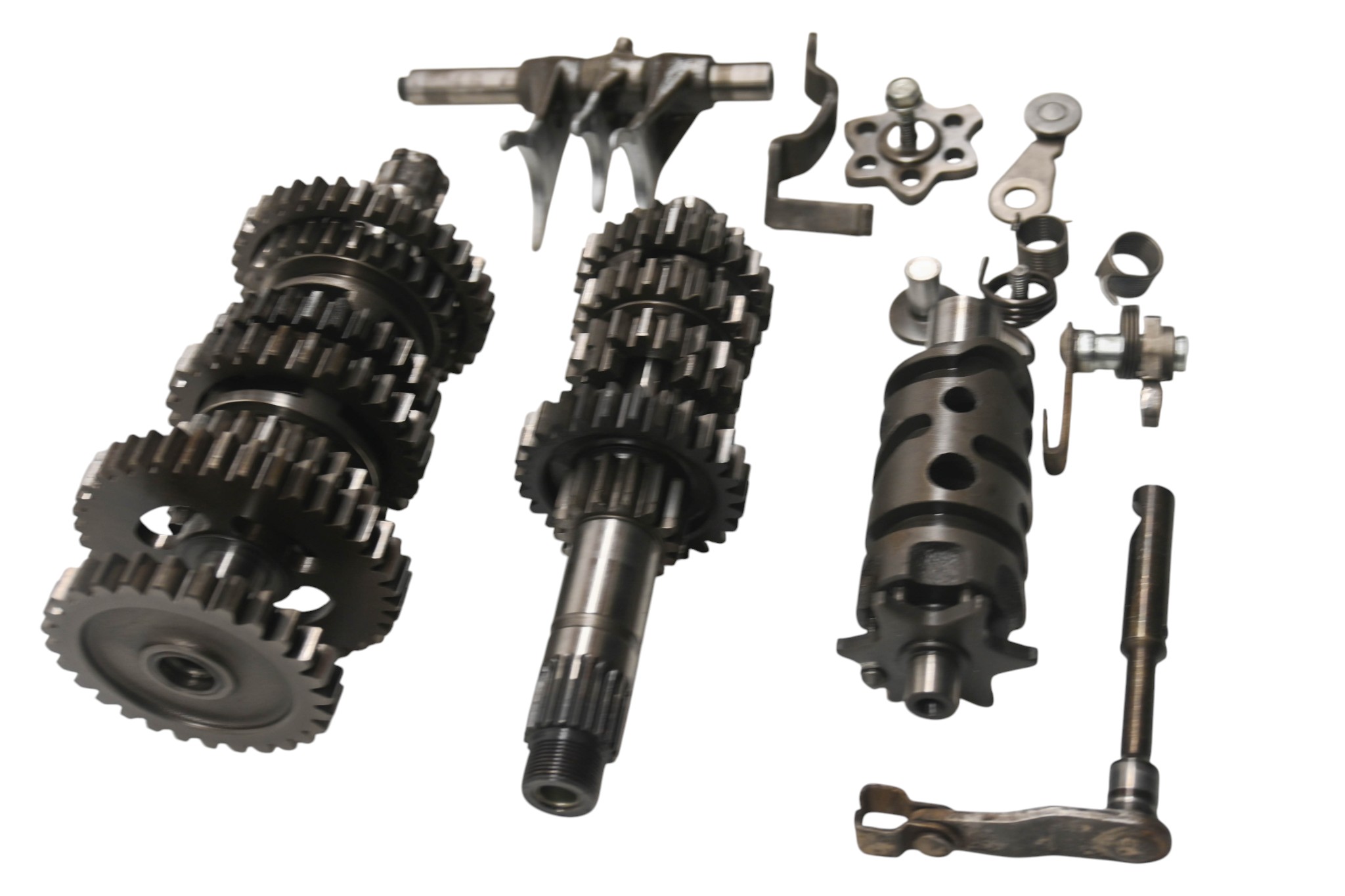 85 Honda XR350R Transmission Shift Forks & Drum