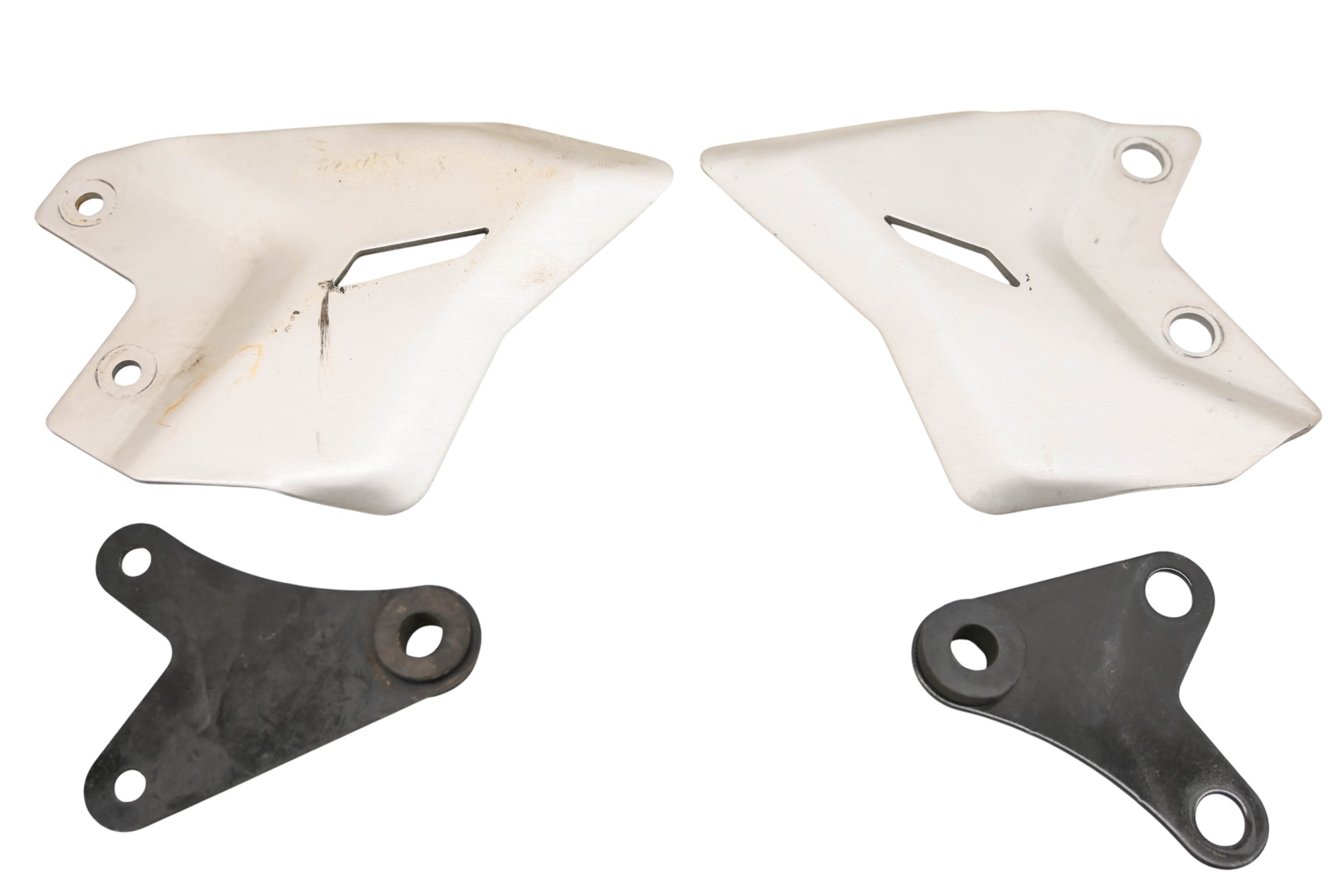 21 Kawasaki Ninja 650 Left & Right Heel Guards & Brackets EX650