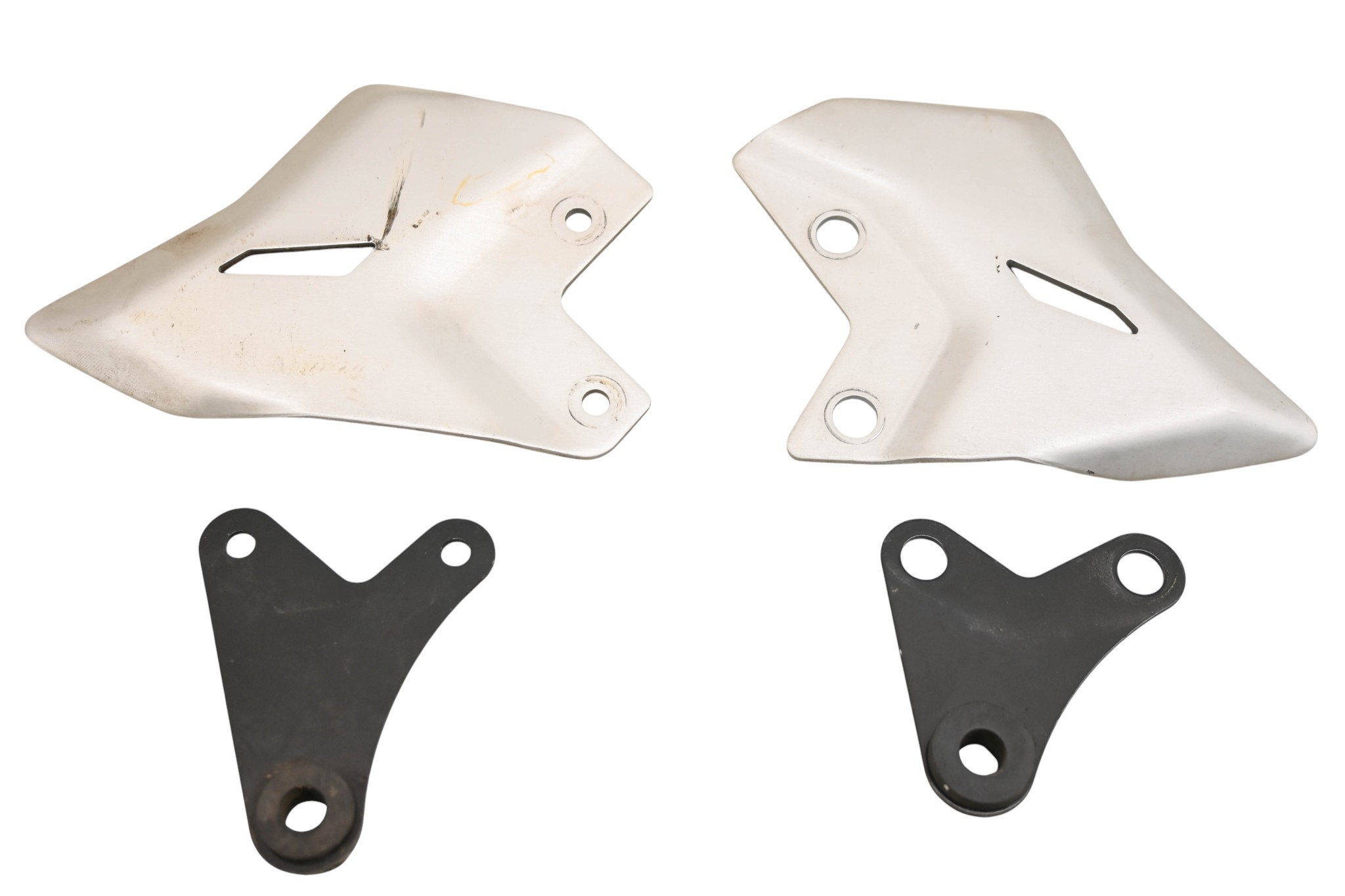 21 Kawasaki Ninja 650 Left & Right Heel Guards & Brackets EX650