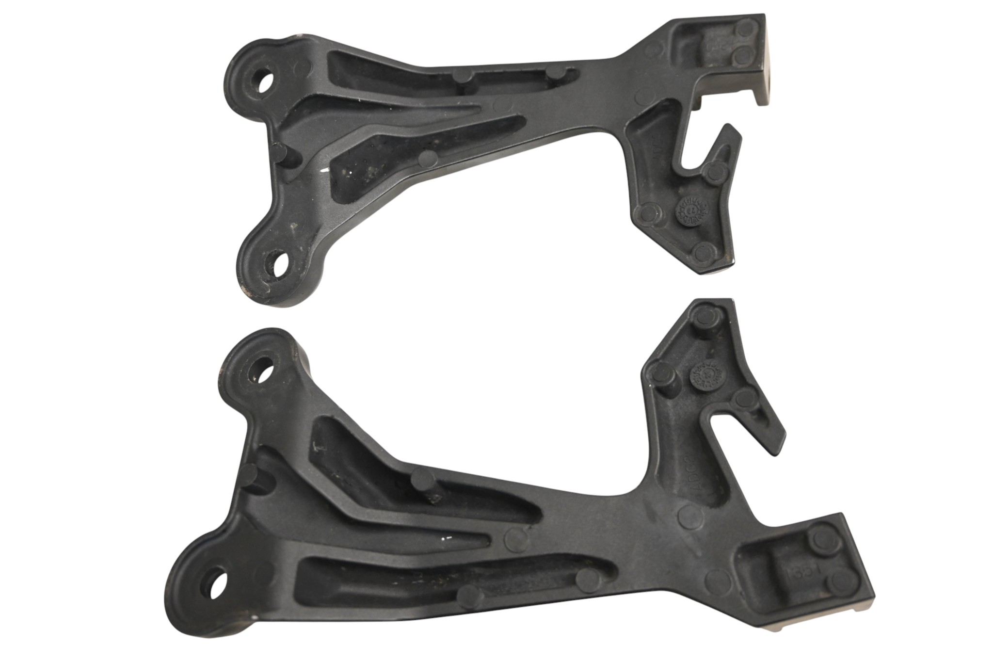 21 Kawasaki Ninja 650 Rear Foot Peg Support Brackets Mounts Left & Right EX650