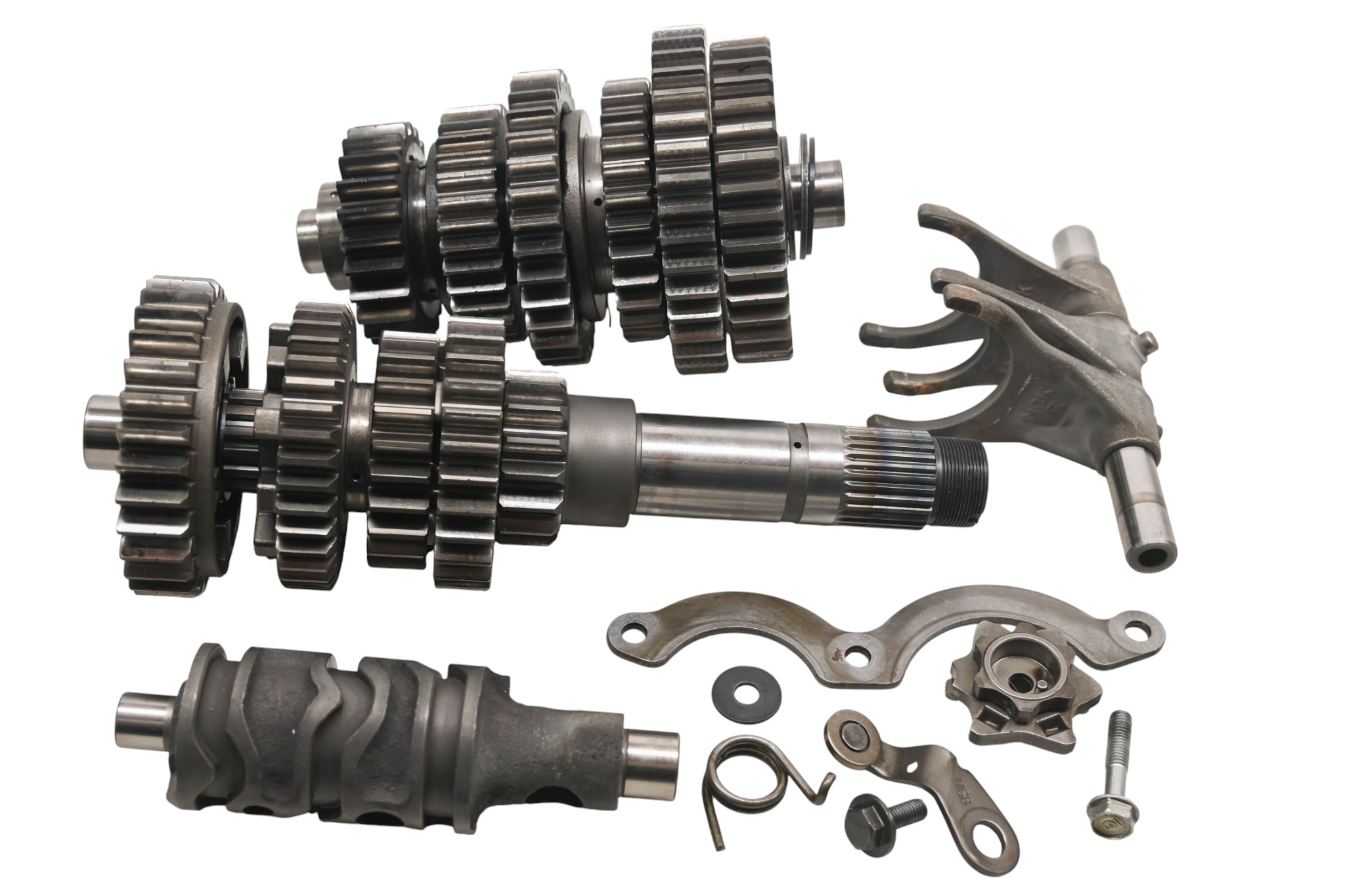 02 Honda Shadow Spirit Transmission Shift Forks & Drum VT1100C