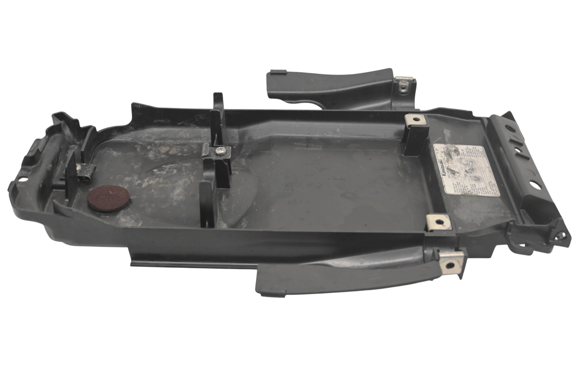 08 Kawasaki Versys 650 Rear Under Tail Fender Panel Cover KLE650A