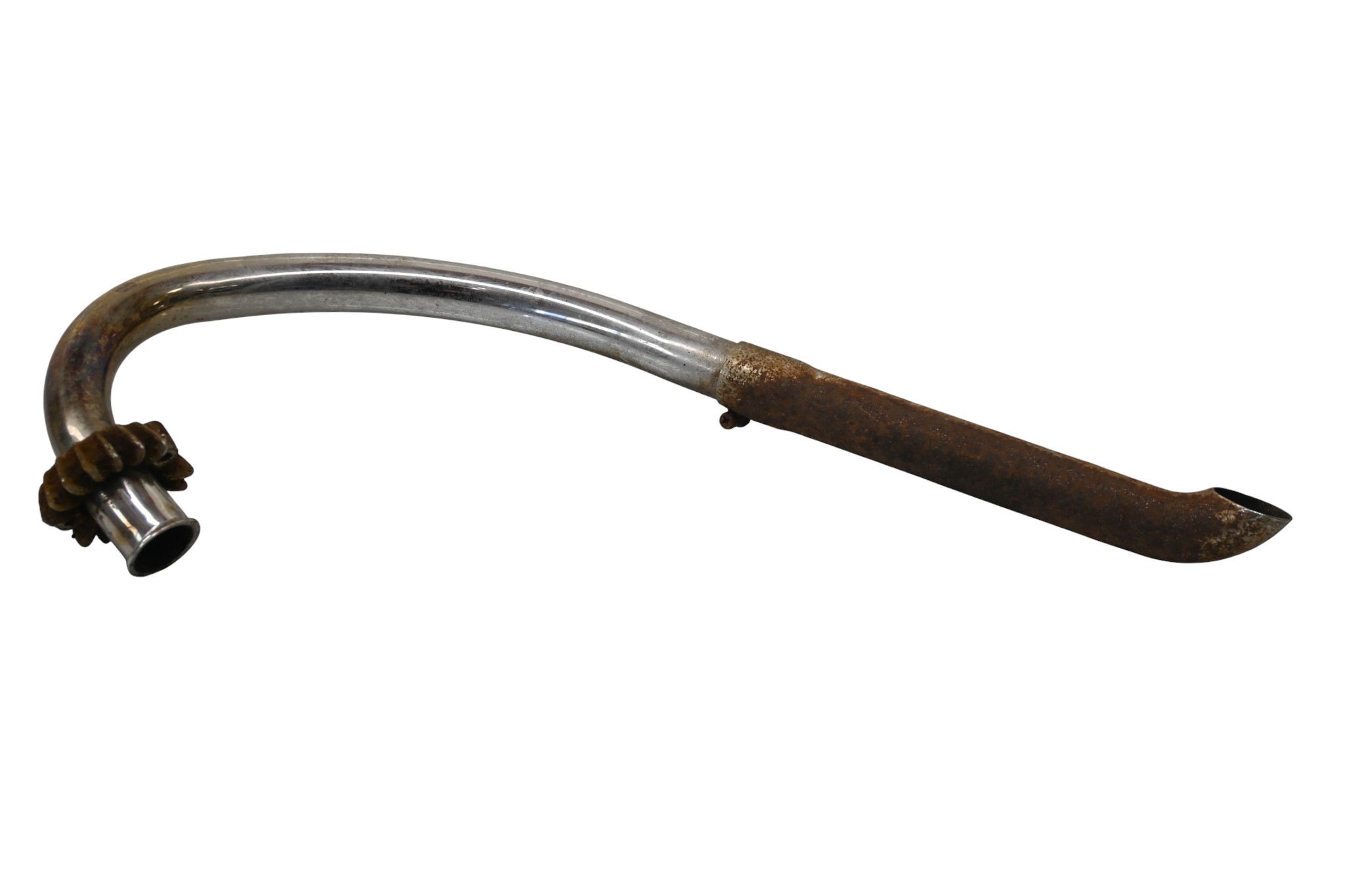 72 Honda CB175 Right Header Exhaust Head Pipe