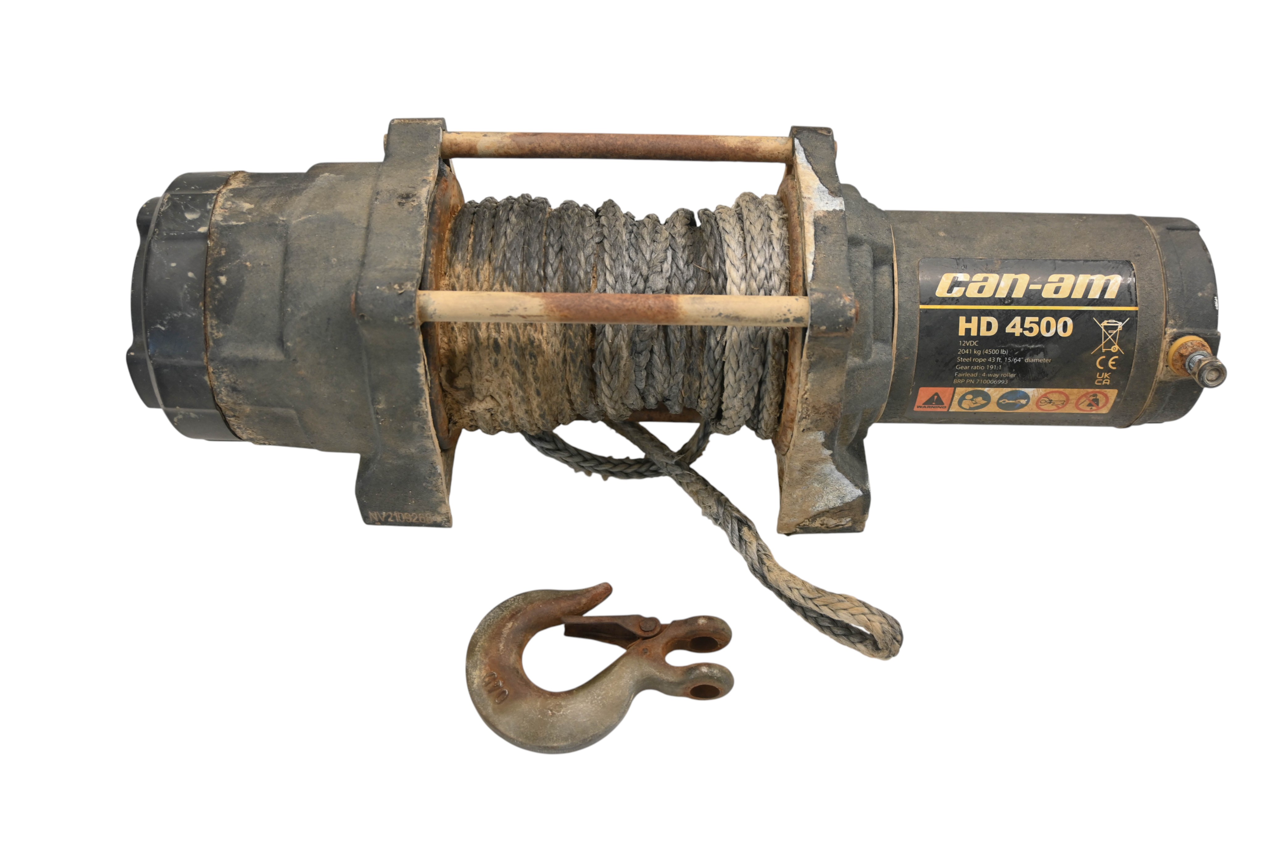 22 Can-Am Defender XT HD10 4500# Winch