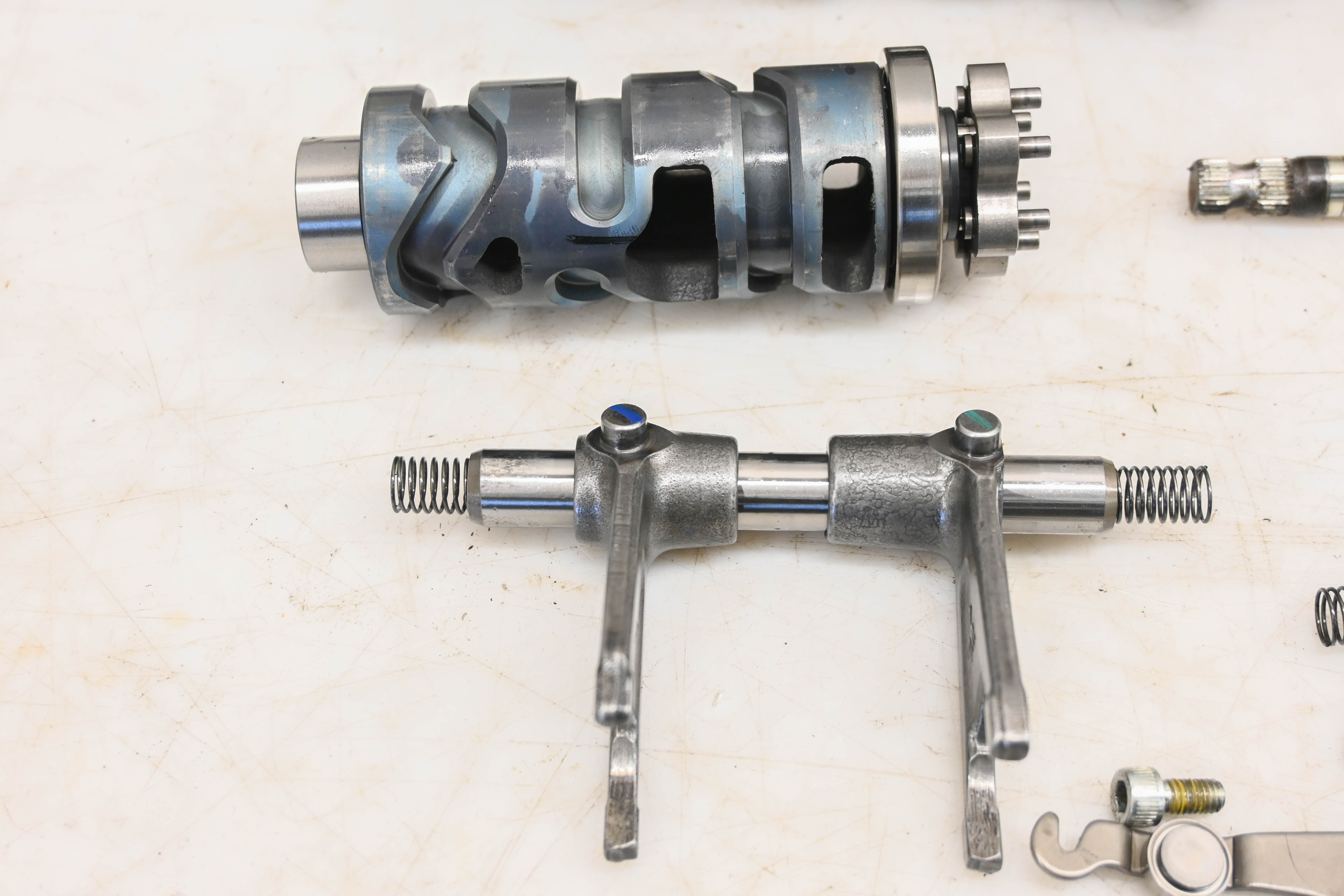 24 Yamaha YZF-R3 Transmission Shift Forks & Drum