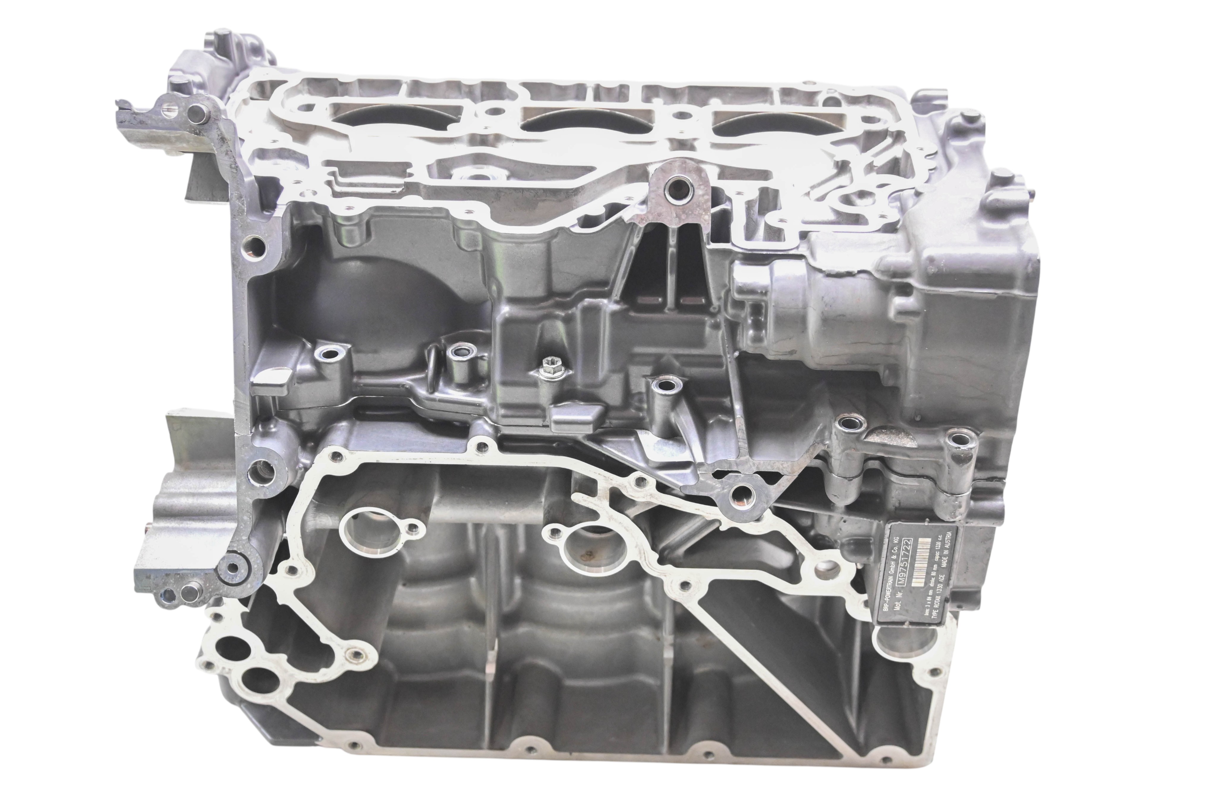 16 Can-Am Spyder F3T SE6 Crankcase Center Crank Case & Cylinders