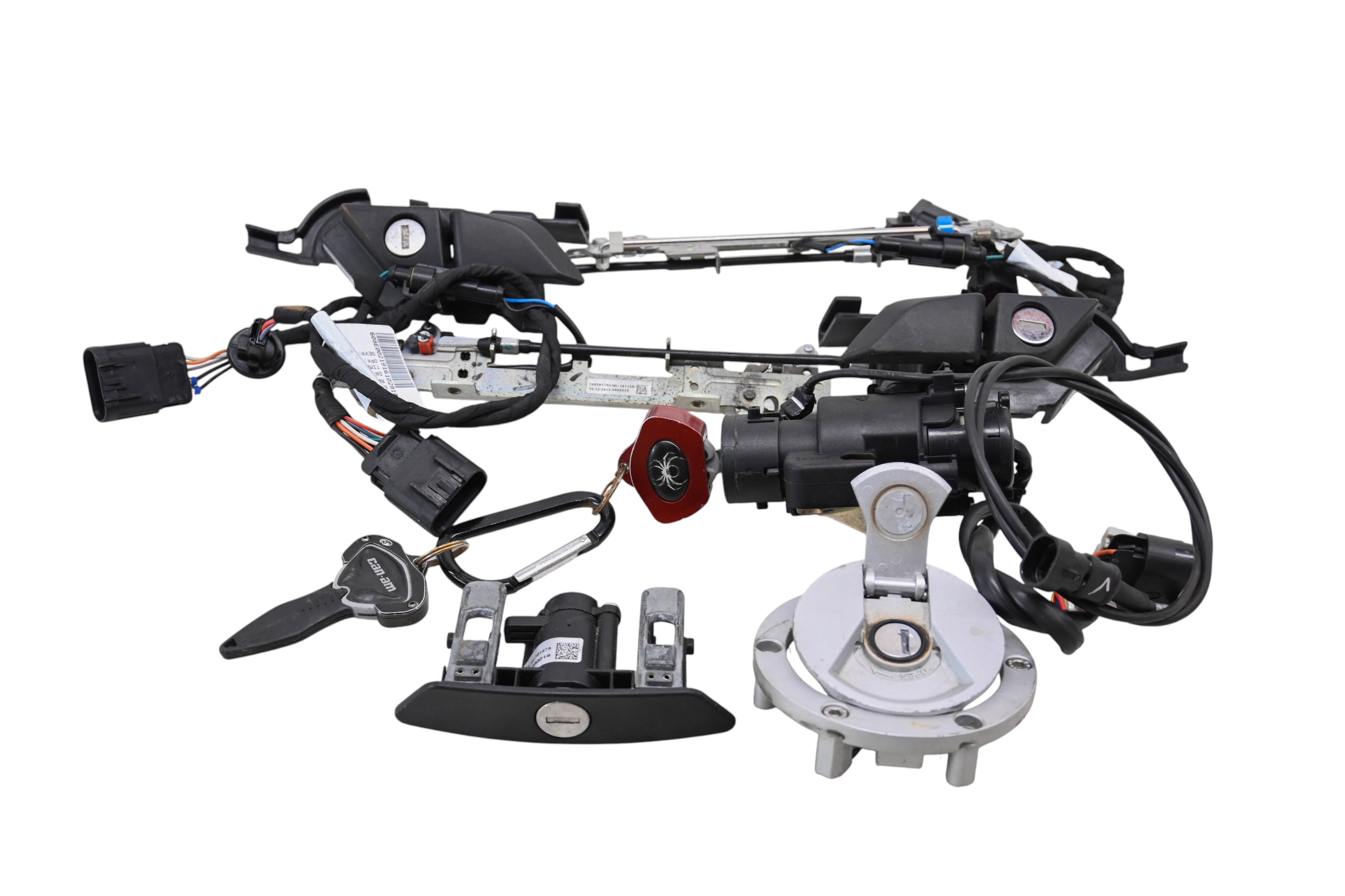 16 Can-Am Spyder F3T SE6 Lock Set Key Switch Gas Cap Seat Latch & Door