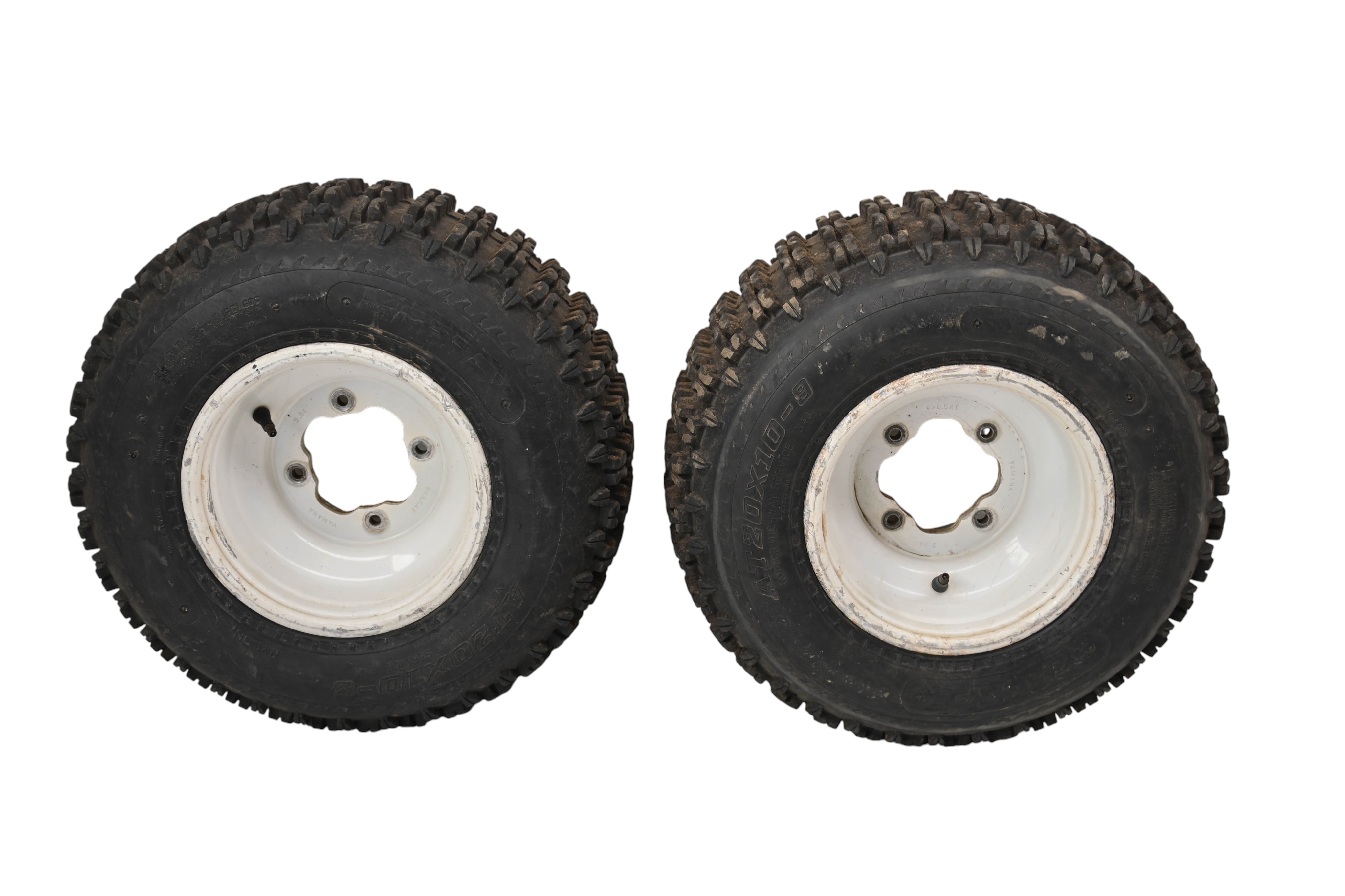 06 Yamaha Raptor 350 2x4 Rear Wheels Rims & Tires 20X10-9 4/115 YFM350R