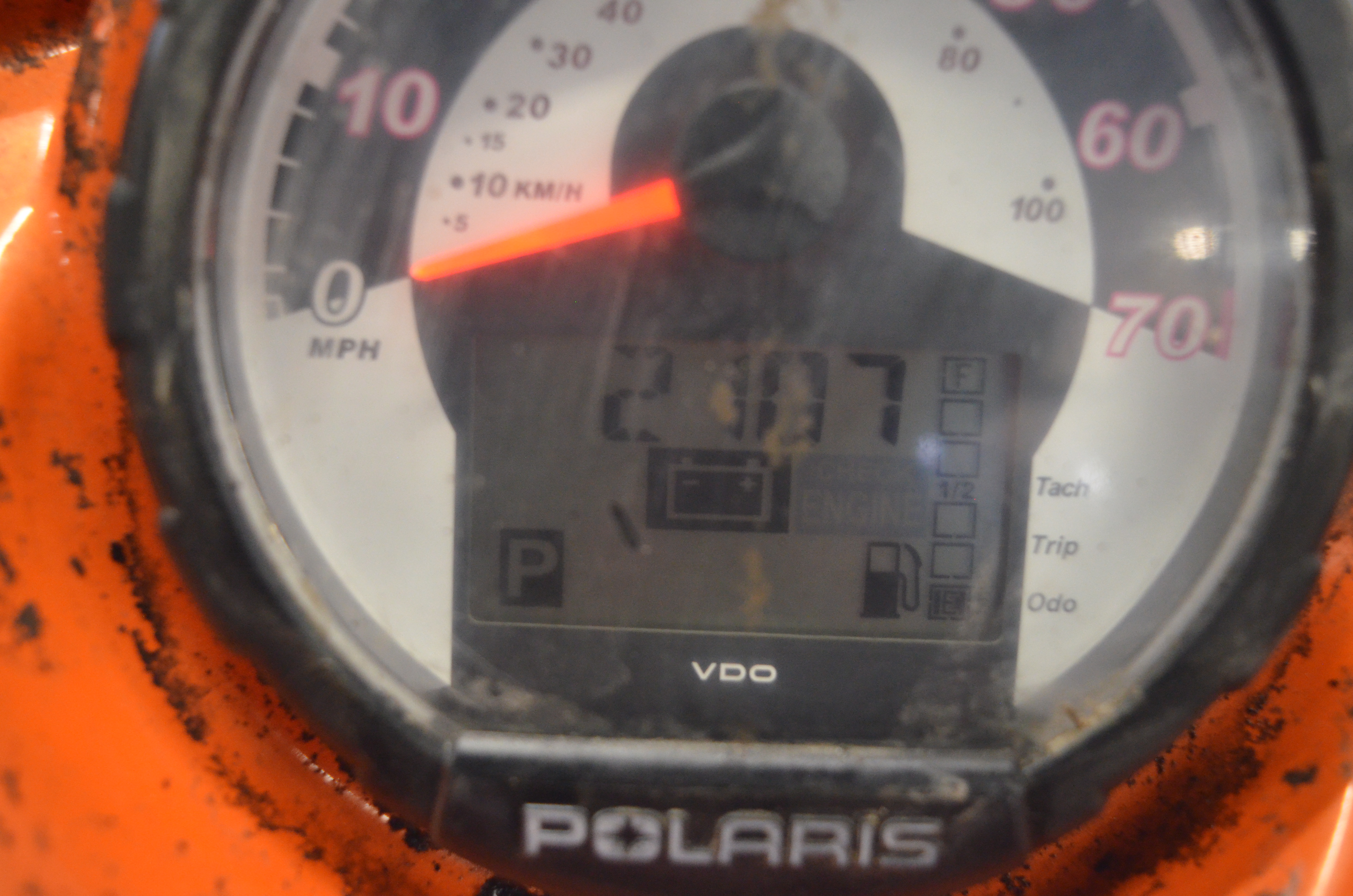 10 Polaris RZR S 800 EFI Speedometer Dash