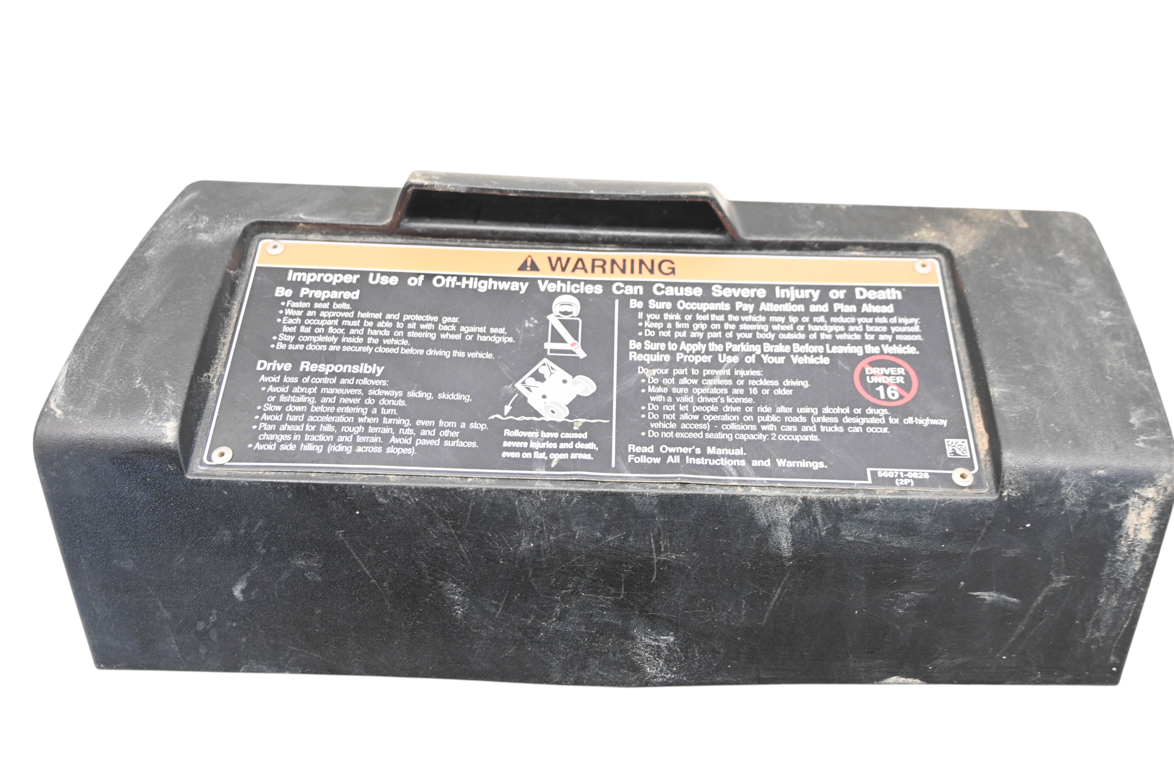 21 Kawasaki Teryx KRX 1000 Lower Storage Cover KRF1000