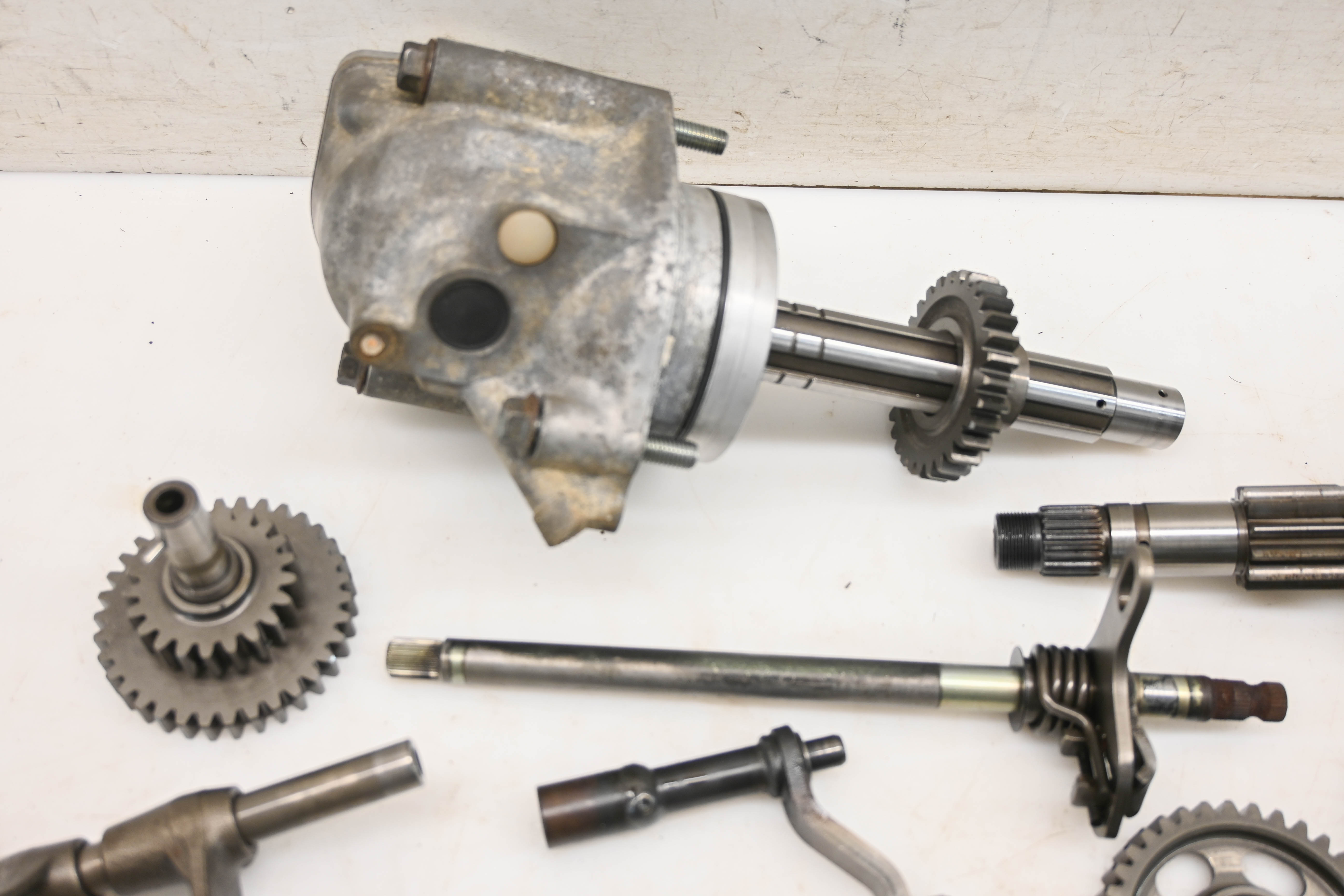 87 Honda Fourtrax 250 2x4 Transmission Shift Forks & Drum TRX250