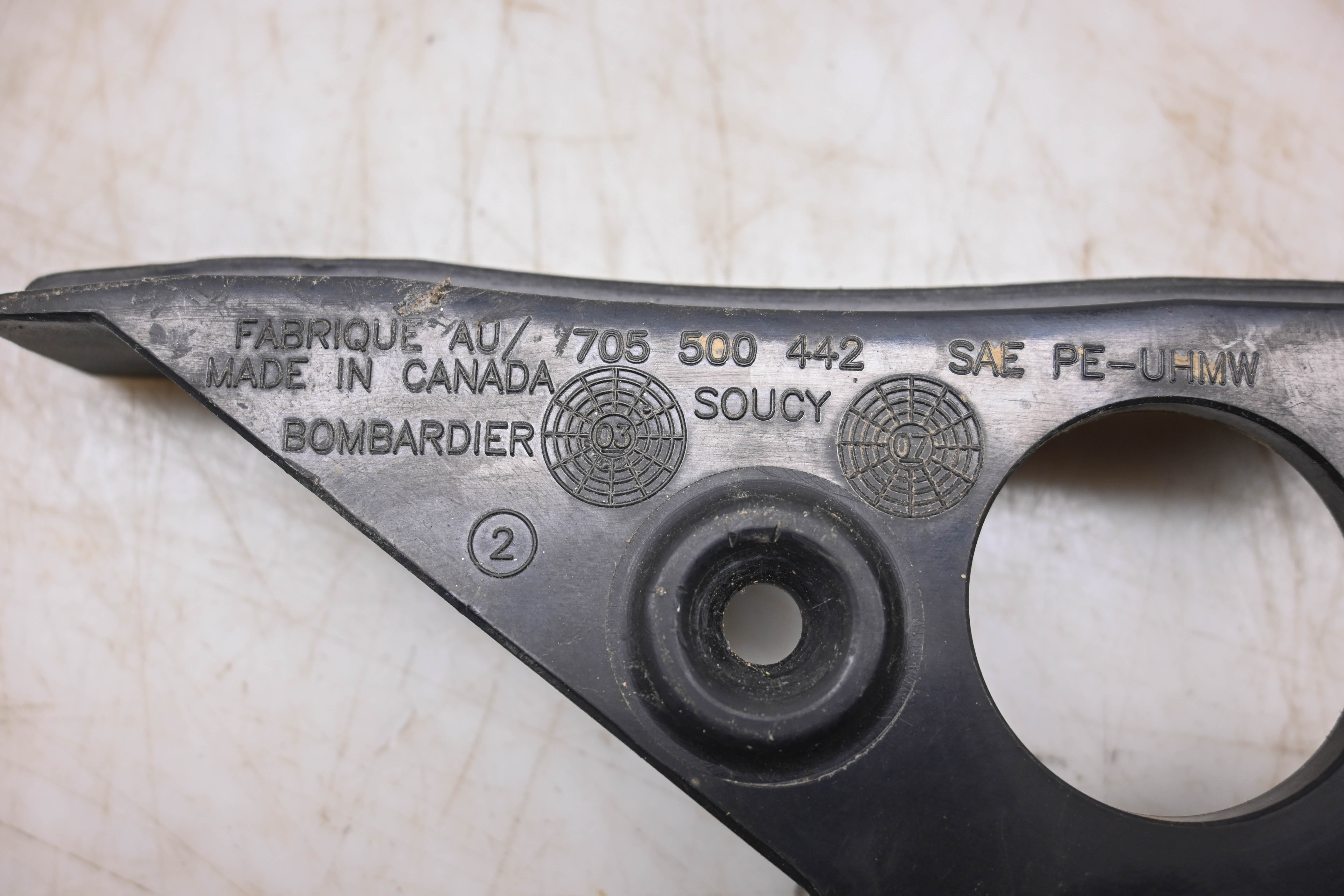 05 Can-Am DS650 Front Swingarm Chain Guide Bombardier
