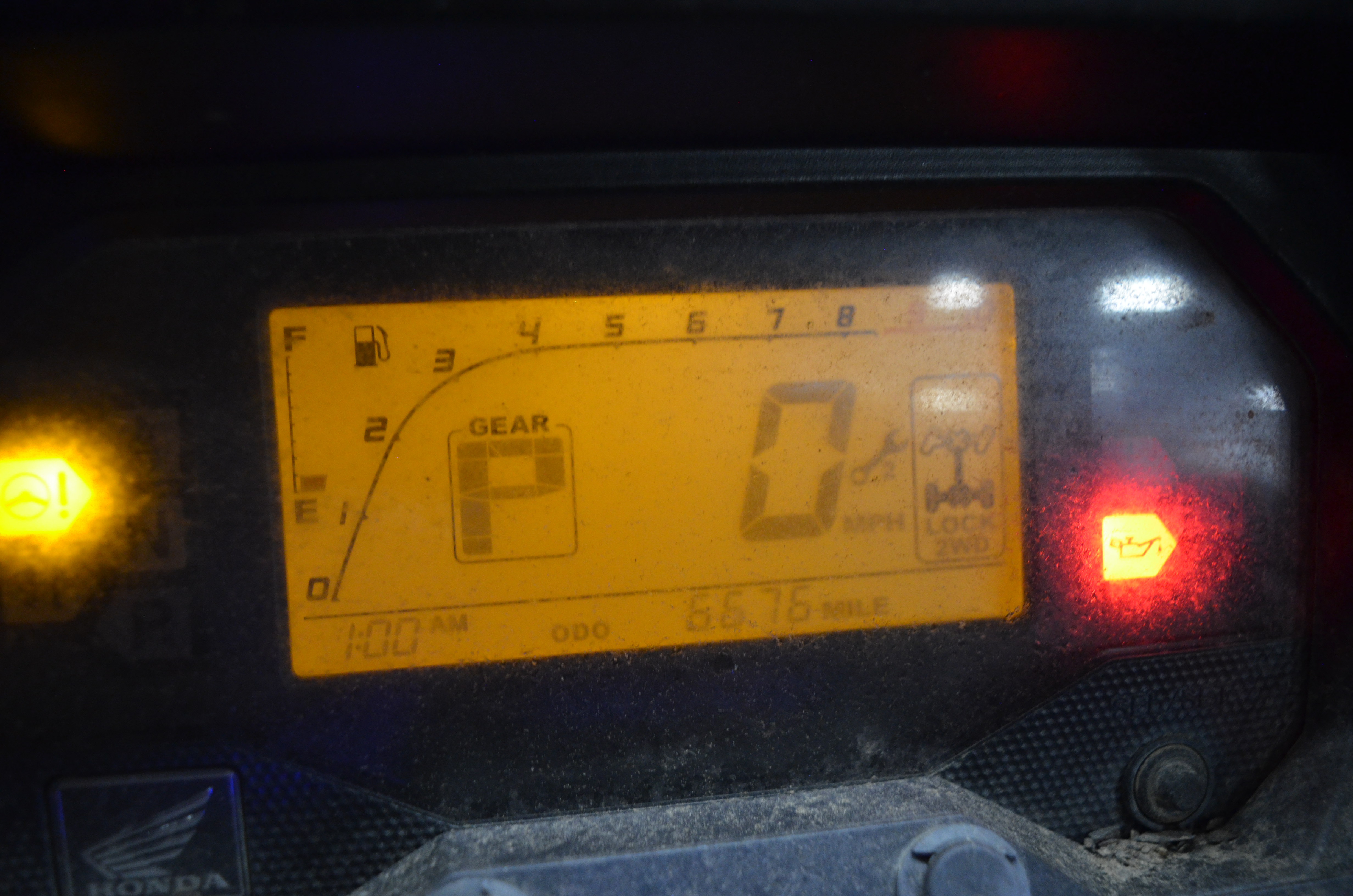 19 Honda Talon 1000X Speedometer Dash Honda
