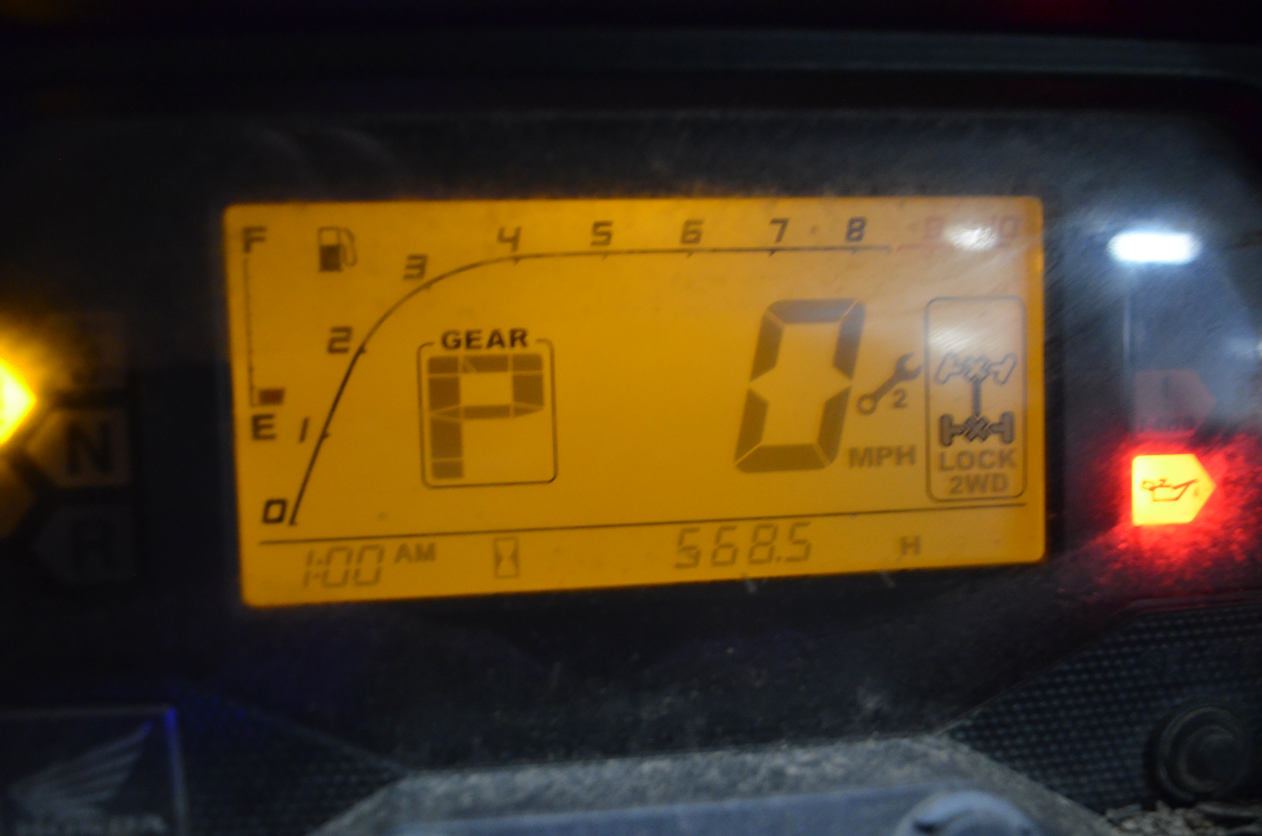19 Honda Talon 1000X Speedometer Dash Honda