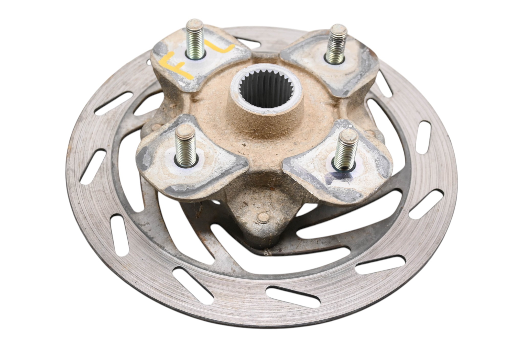 14 Yamaha Grizzly 550 4x4 Front Wheel Hub & Rotor Left Or Right YFM550F
