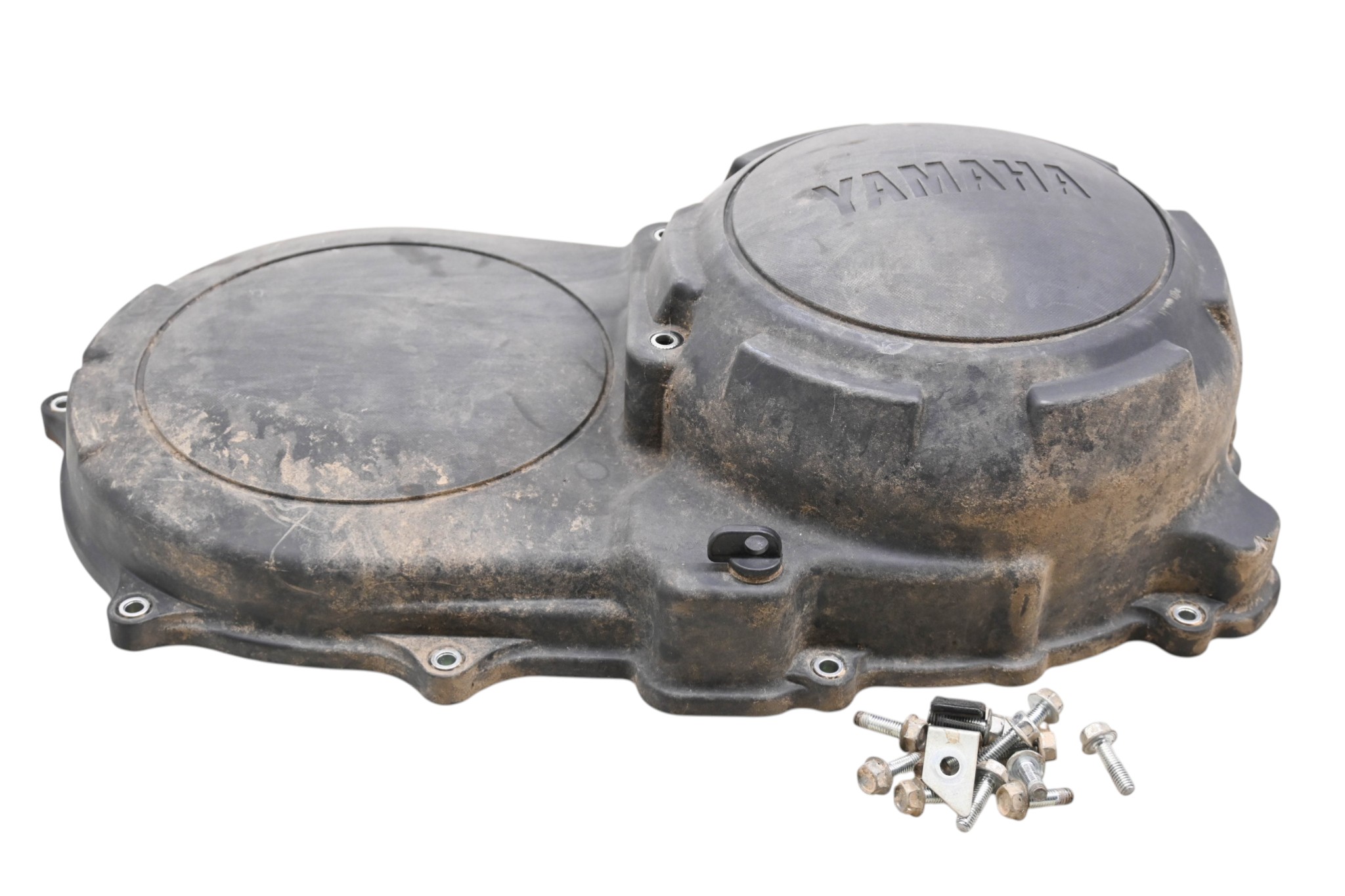 14 Yamaha Grizzly 550 4x4 Outer Belt Clutch Cover YFM550F