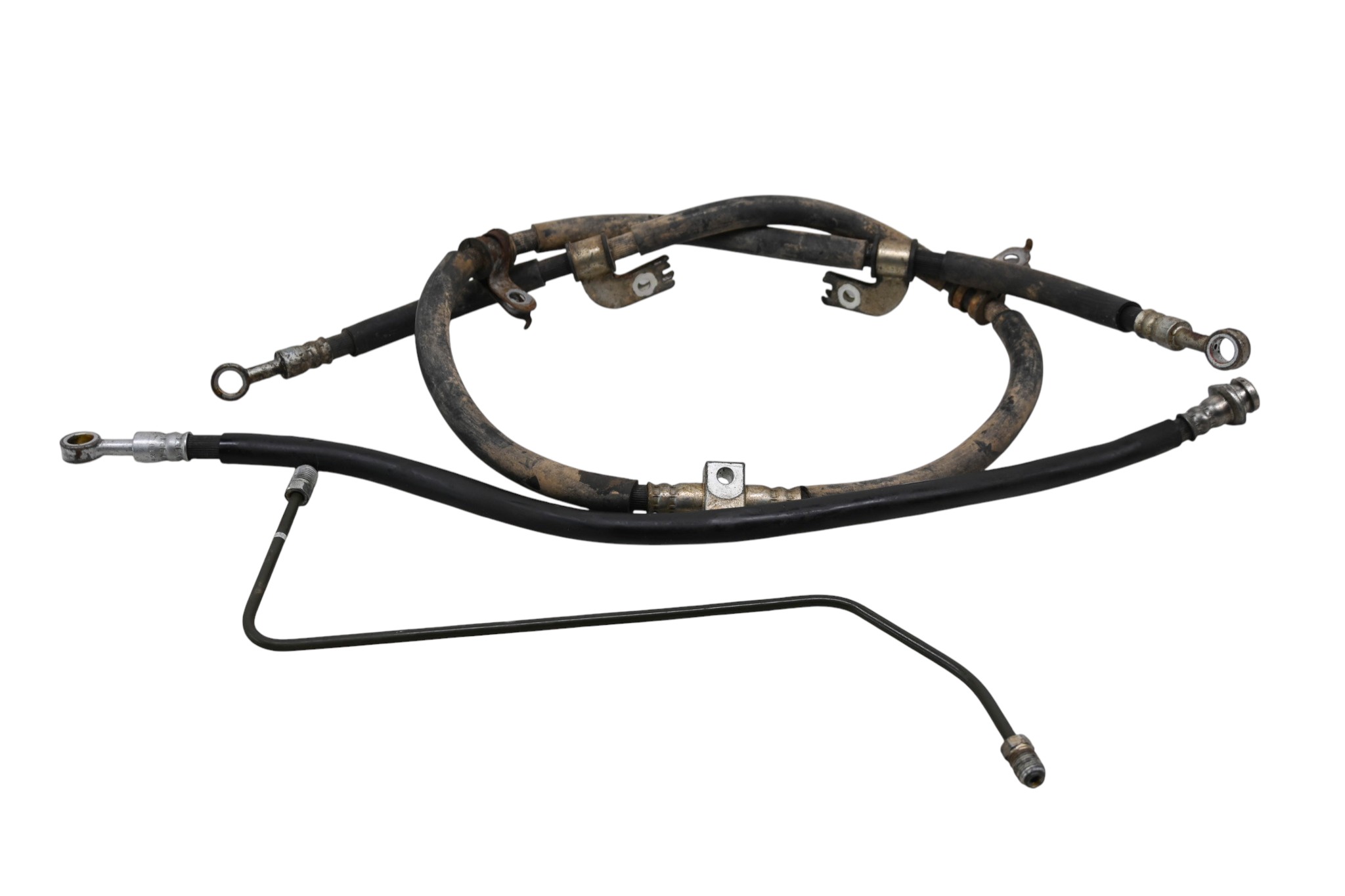 14 Yamaha Grizzly 550 4x4 Front Brake Lines YFM550F