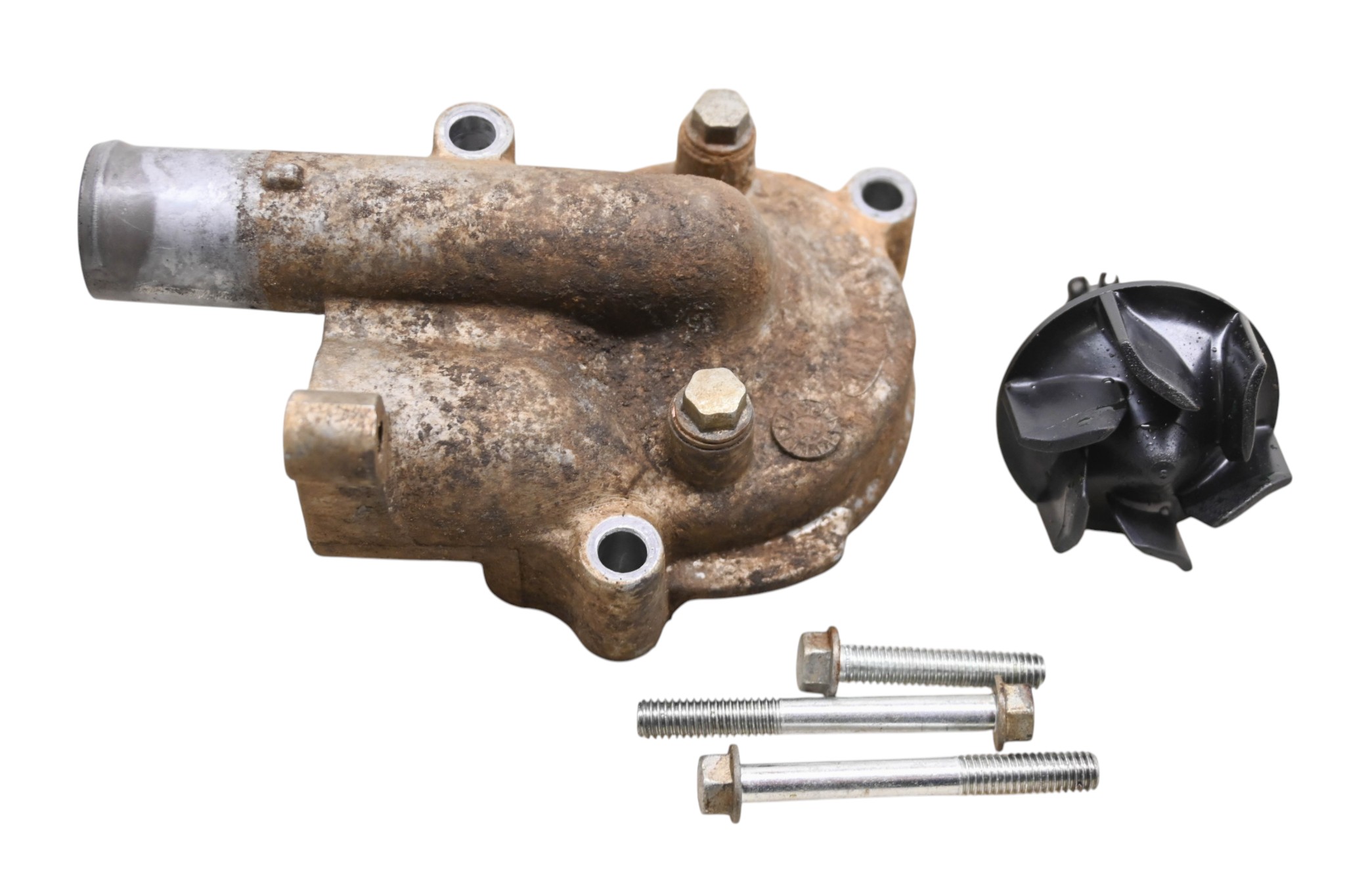 14 Yamaha Grizzly 550 4x4 Water Pump Cover & Impeller YFM550F