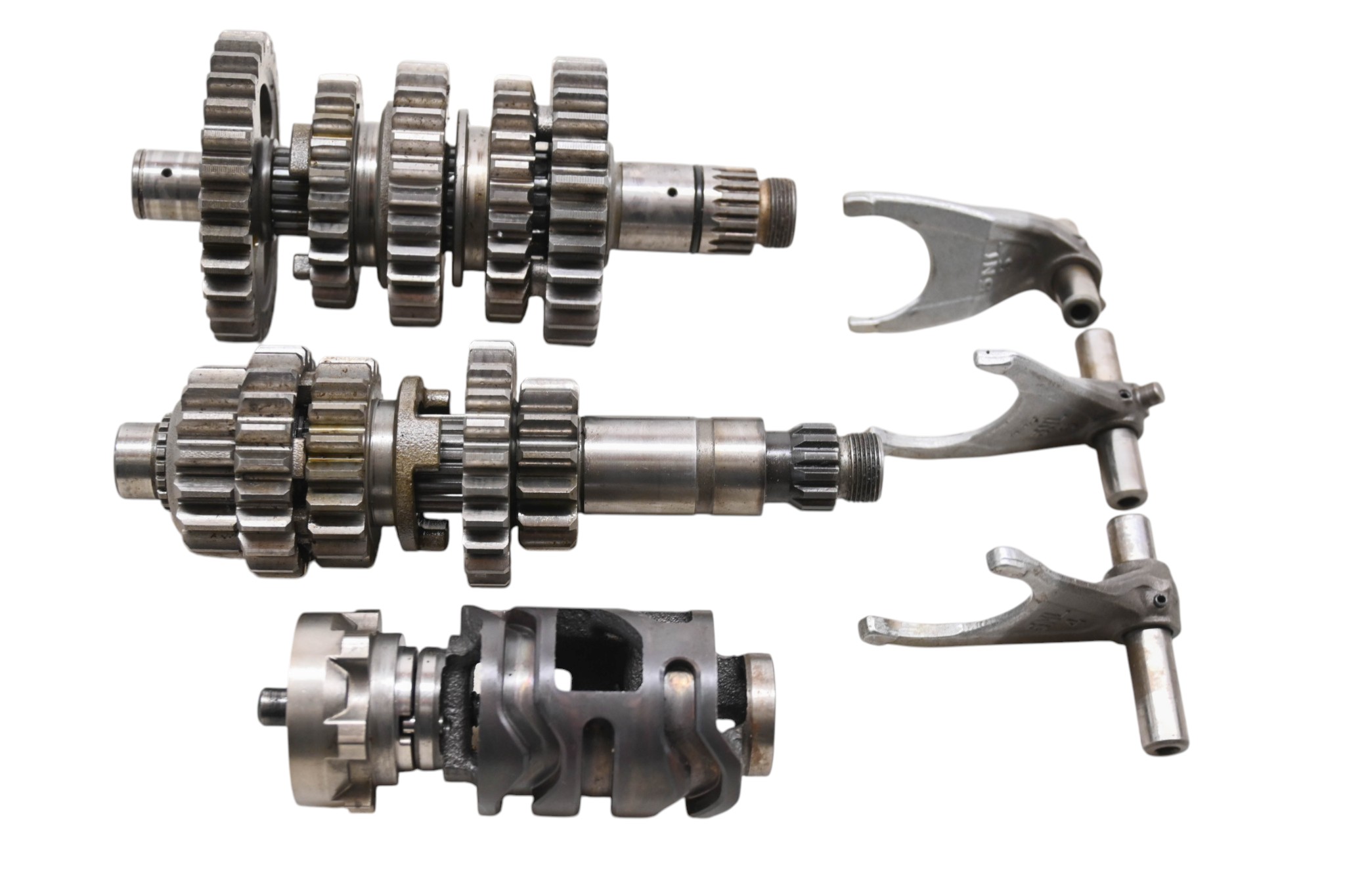 09 Yamaha YZ250F Transmission Shift Forks & Drum