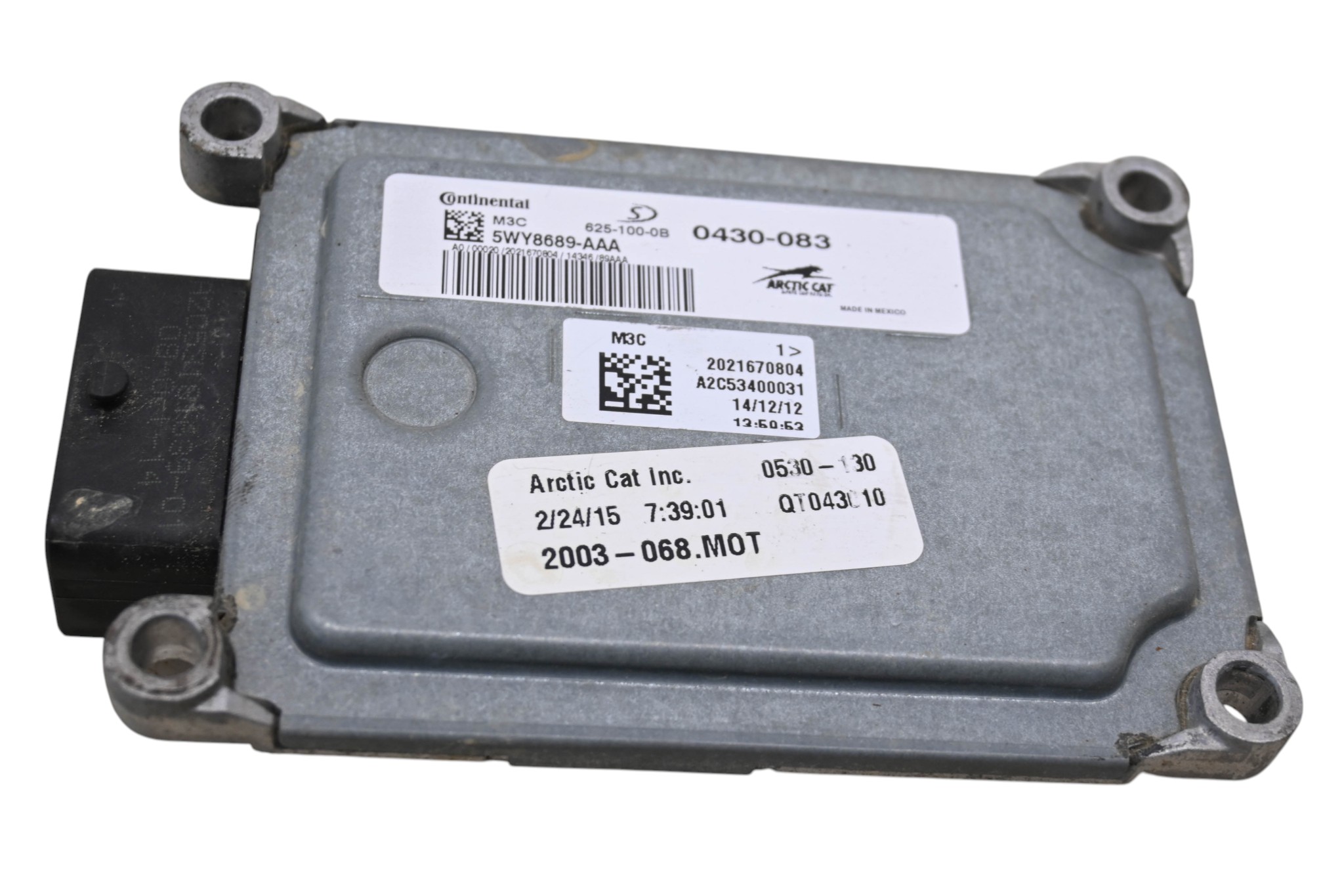 15 Arctic Cat XR 500 4x4 Electric Control Unit Ecu