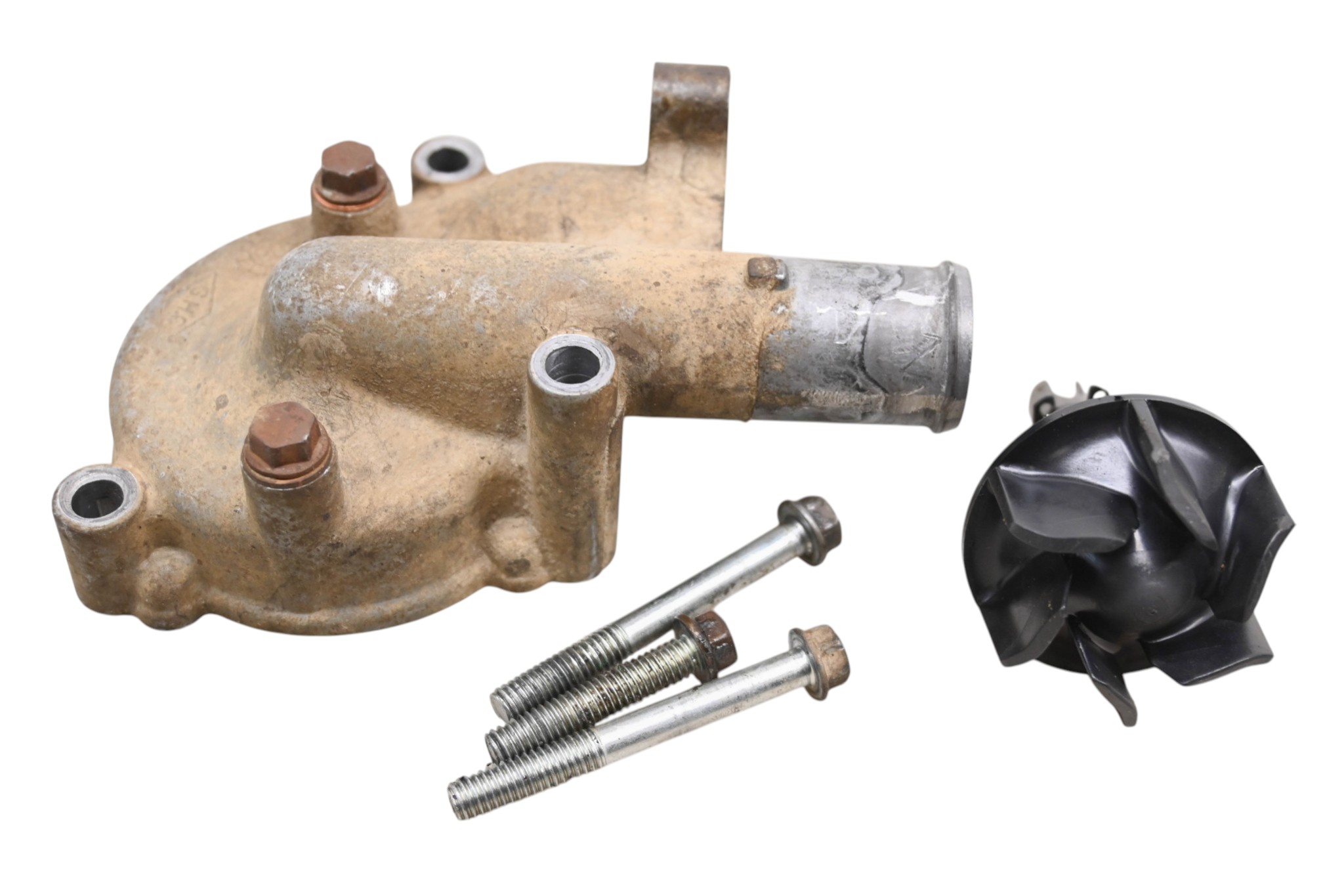 09 Yamaha Grizzly 550 4x4 Water Pump Cover & Impeller YFM550F