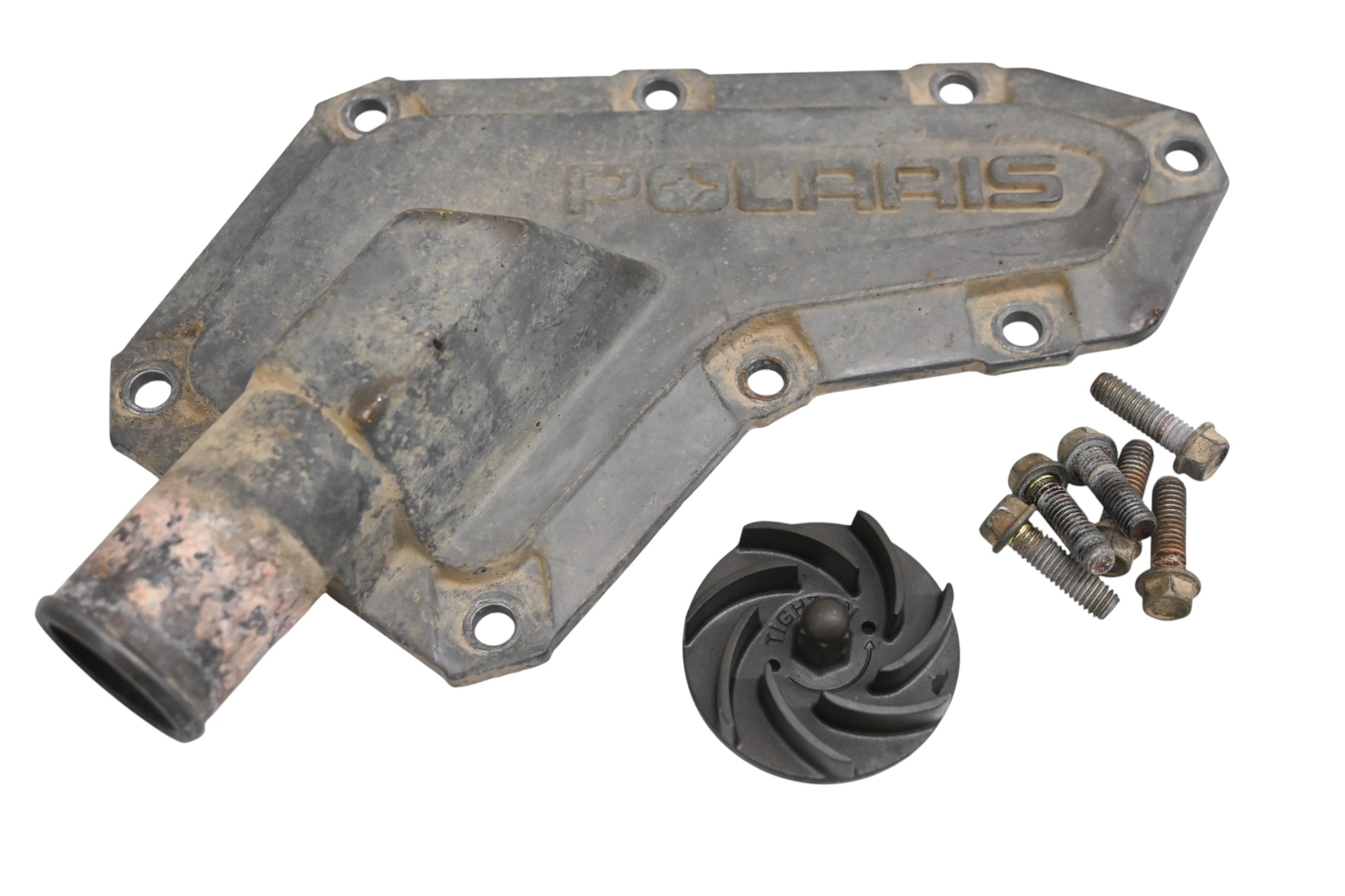 17 Polaris Ranger 570 Crew EFI Water Pump Cover & Impeller