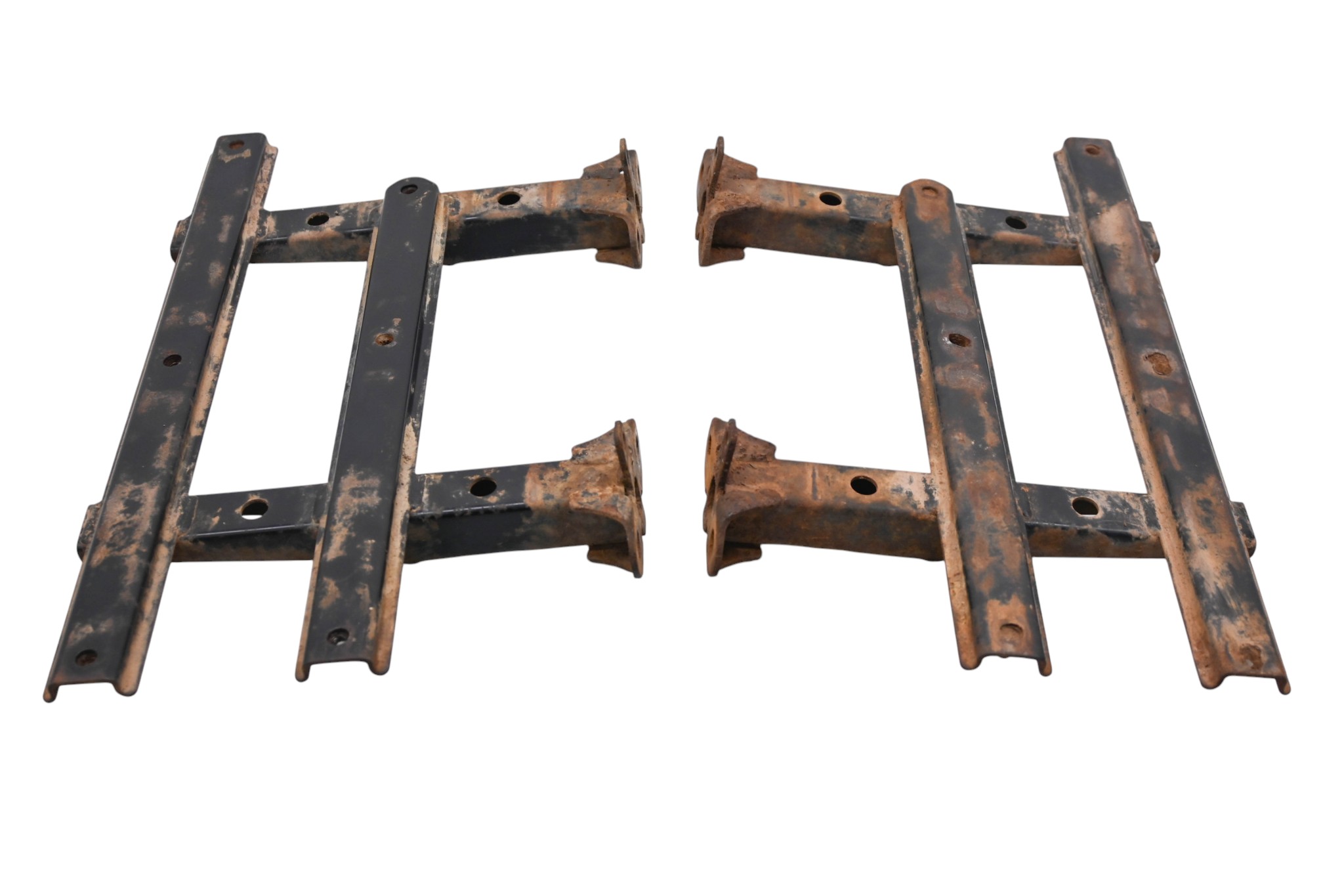 01 Yamaha Kodiak 400 4x4 Foot Rest Left & Right Support Brackets YFM400F