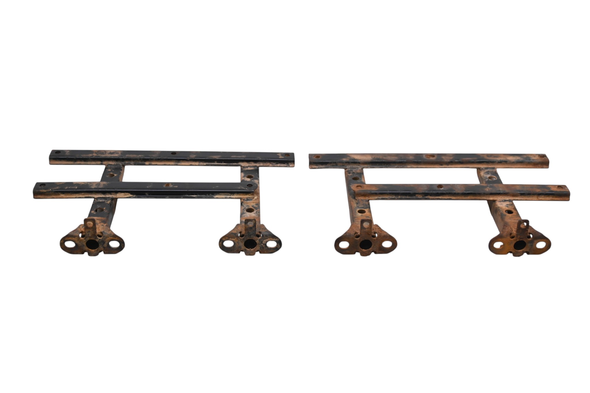 01 Yamaha Kodiak 400 4x4 Foot Rest Left & Right Support Brackets YFM400F