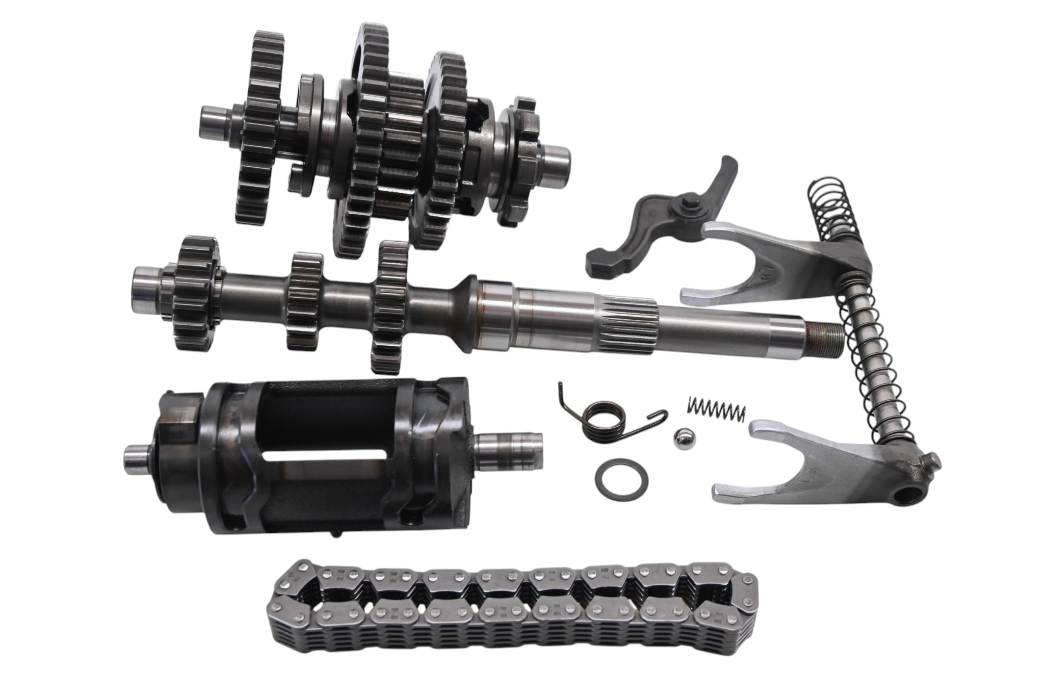 01 Yamaha Kodiak 400 4x4 Transmission Shift Forks & Drum YFM400F