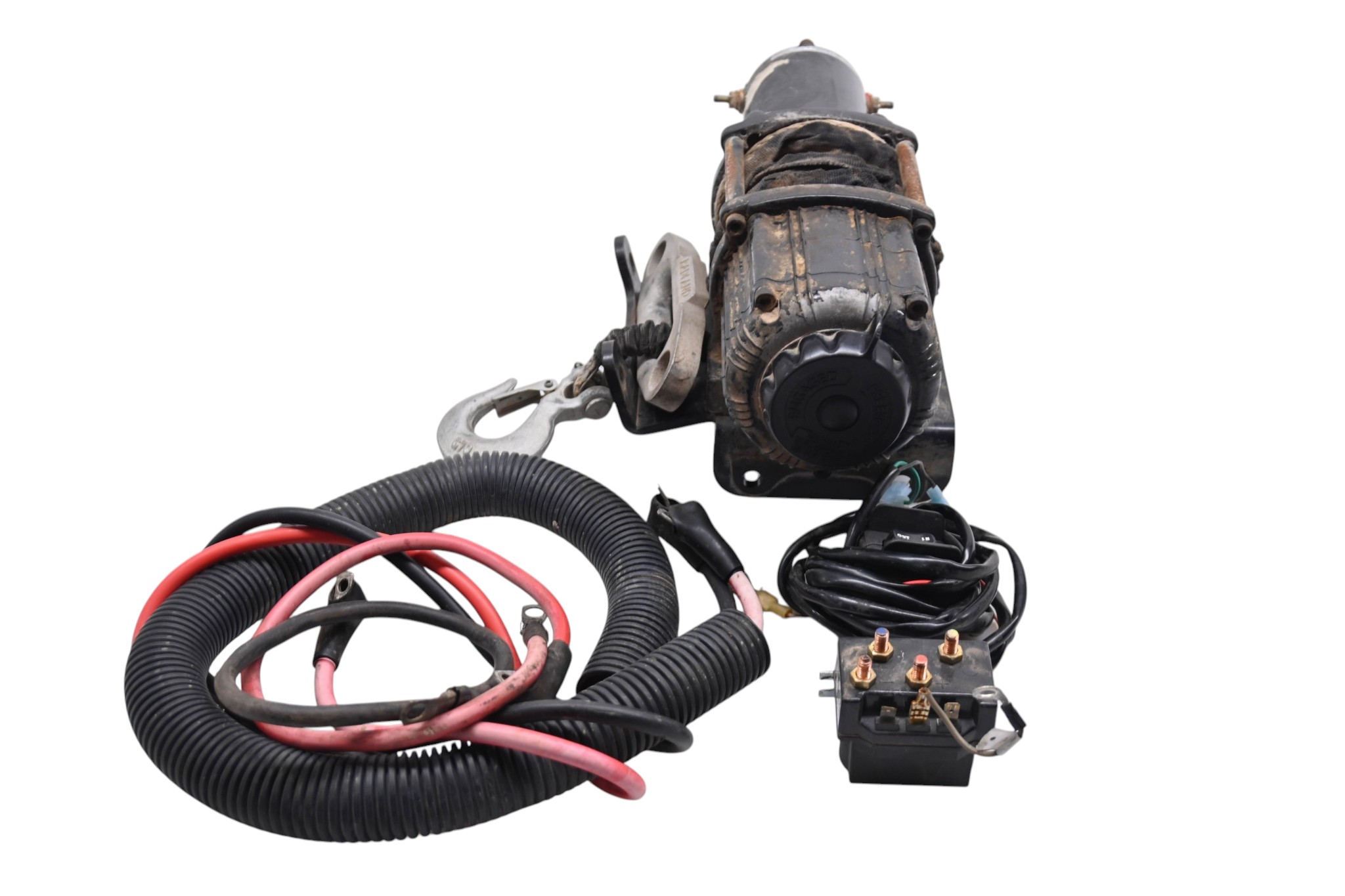 06 Suzuki King Quad 700 4x4 Winch Control Switch Solenoid & Cables Aftermarket LTA700X