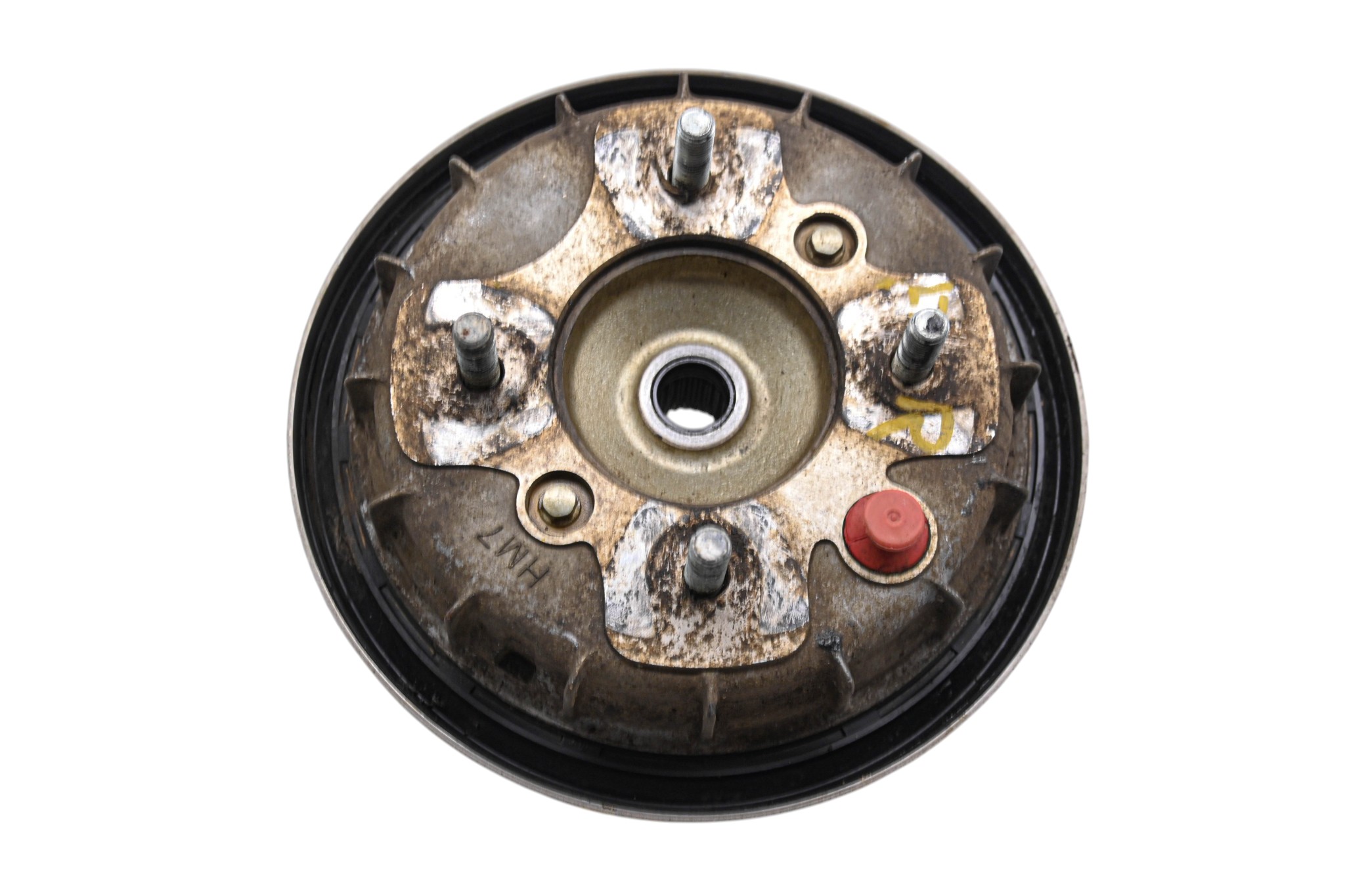 03 Honda Rincon 650 4x4 Front Right Brake Drum Assembly