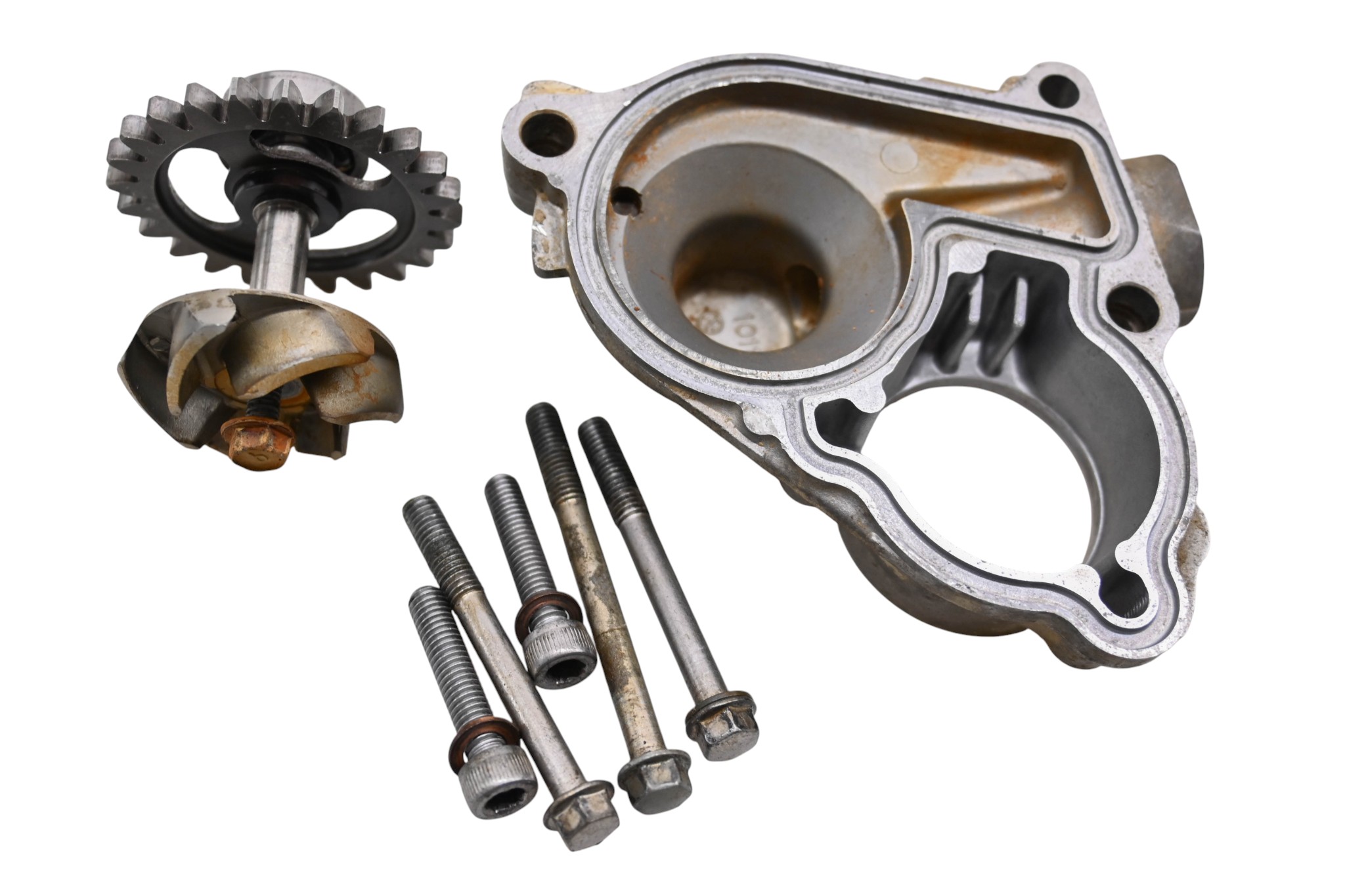06 Kawasaki KX250F Water Pump Cover & Impeller