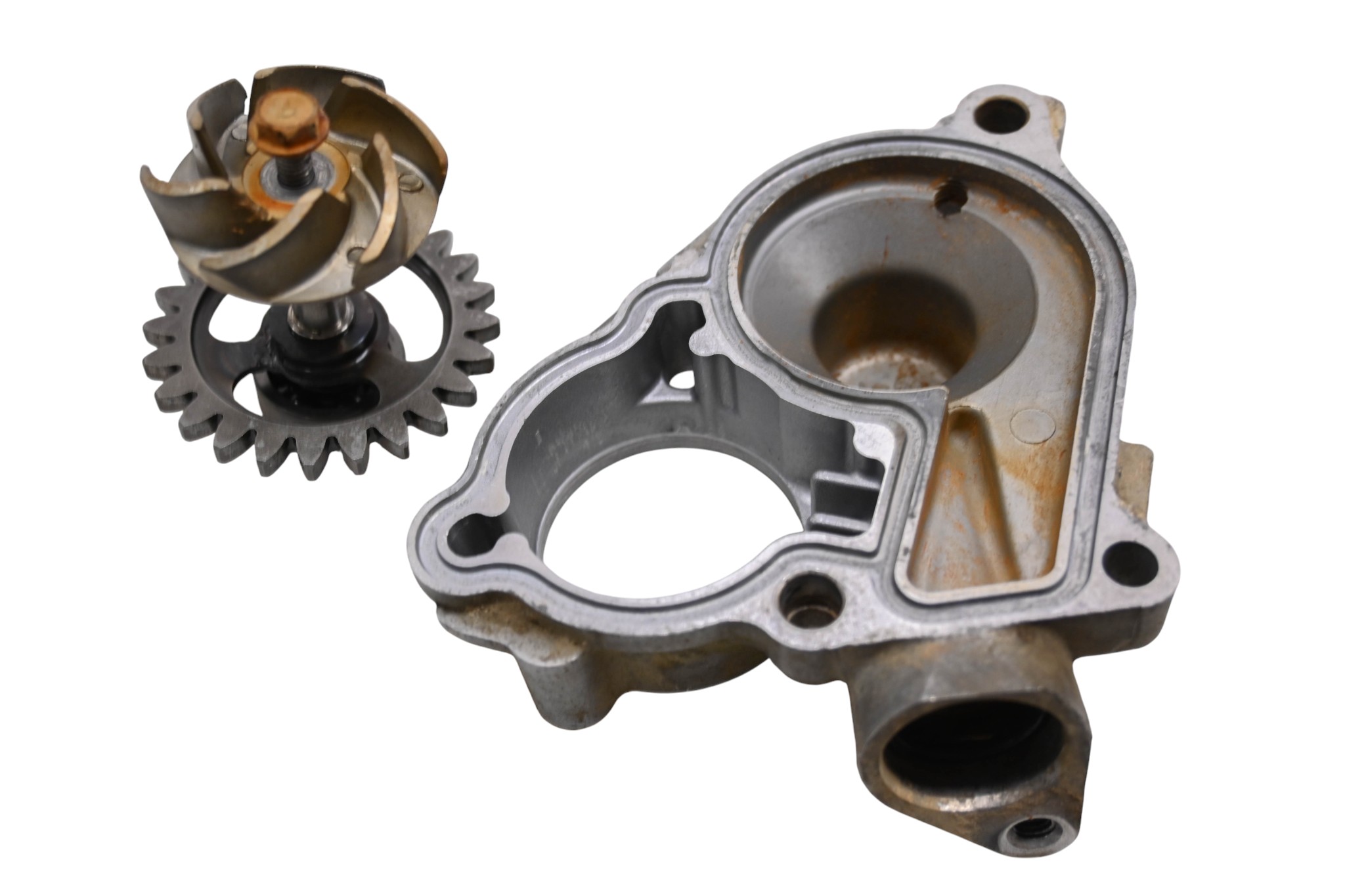 06 Kawasaki KX250F Water Pump Cover & Impeller