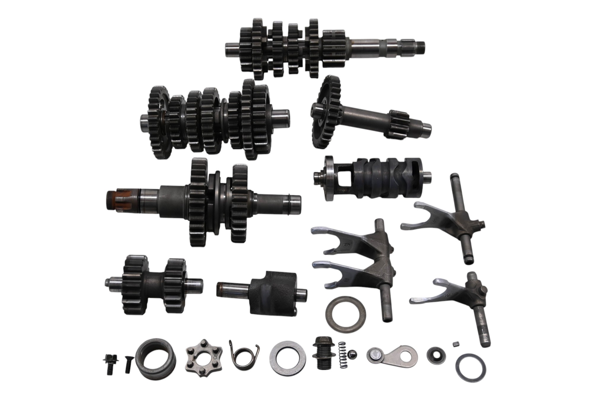03 Yamaha Warrior 350 Transmission Shift Forks & Drum YFM350X