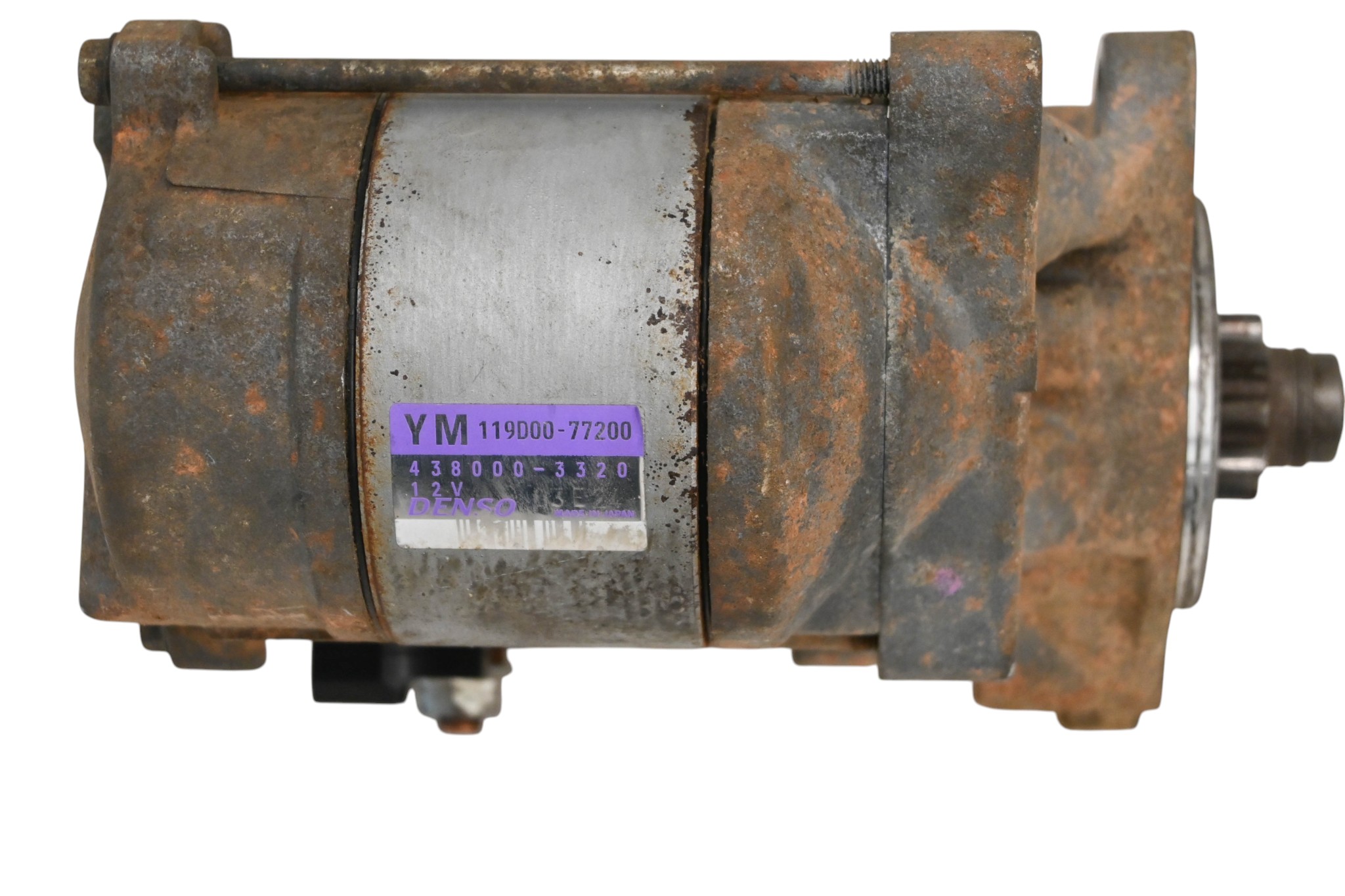 21 Kawasaki Mule Pro-DXT Starter Motor KAF1000