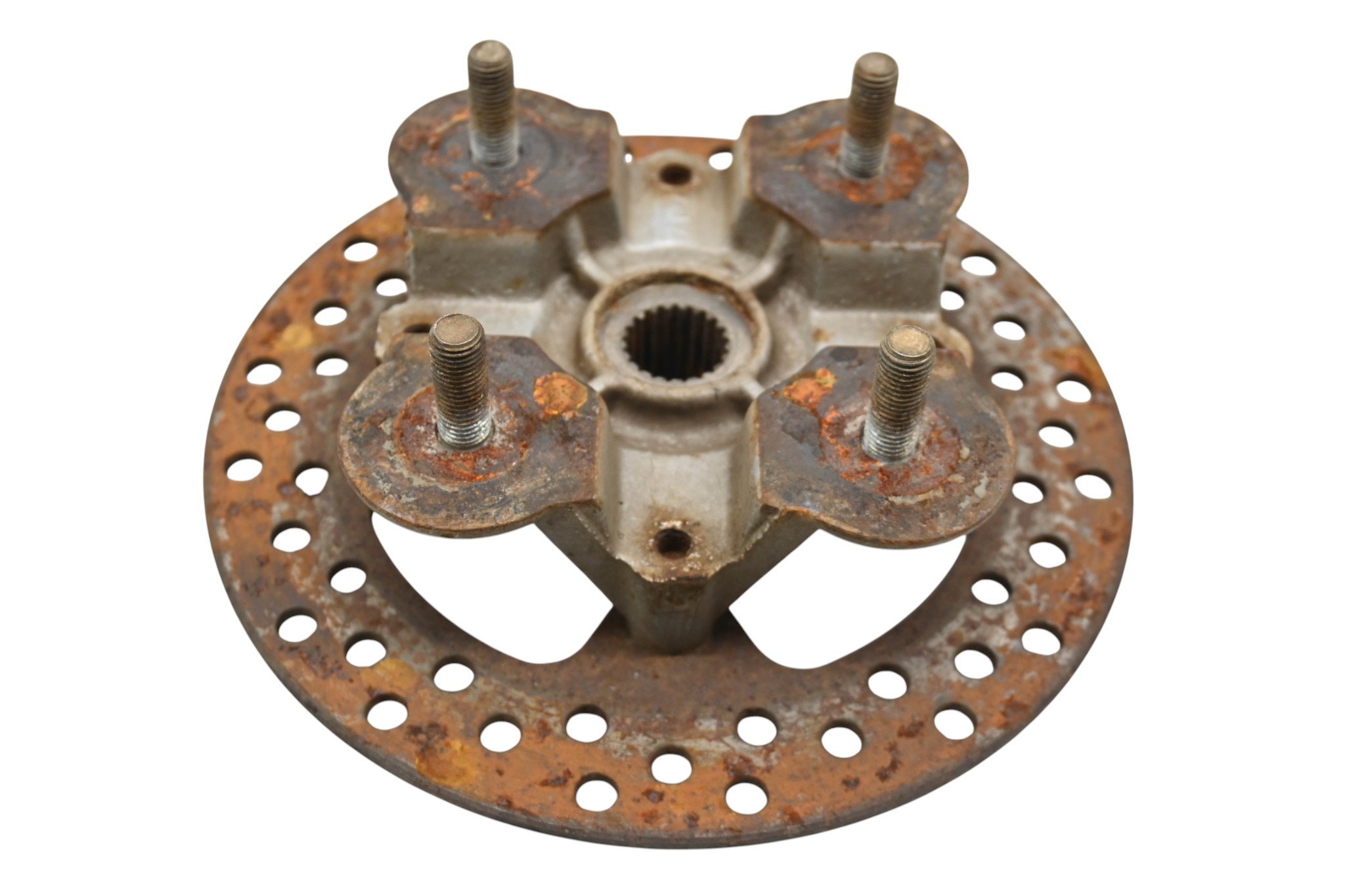 07 Kawasaki Brute Force 750 4x4i Front Wheel Hub & Rotor Left Or Right KVF750