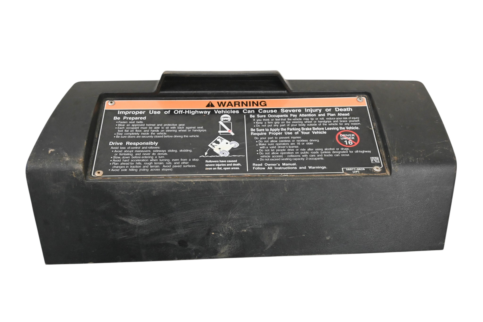 24 Kawasaki Teryx KRX 1000 Lower Storage Cover KRF1000