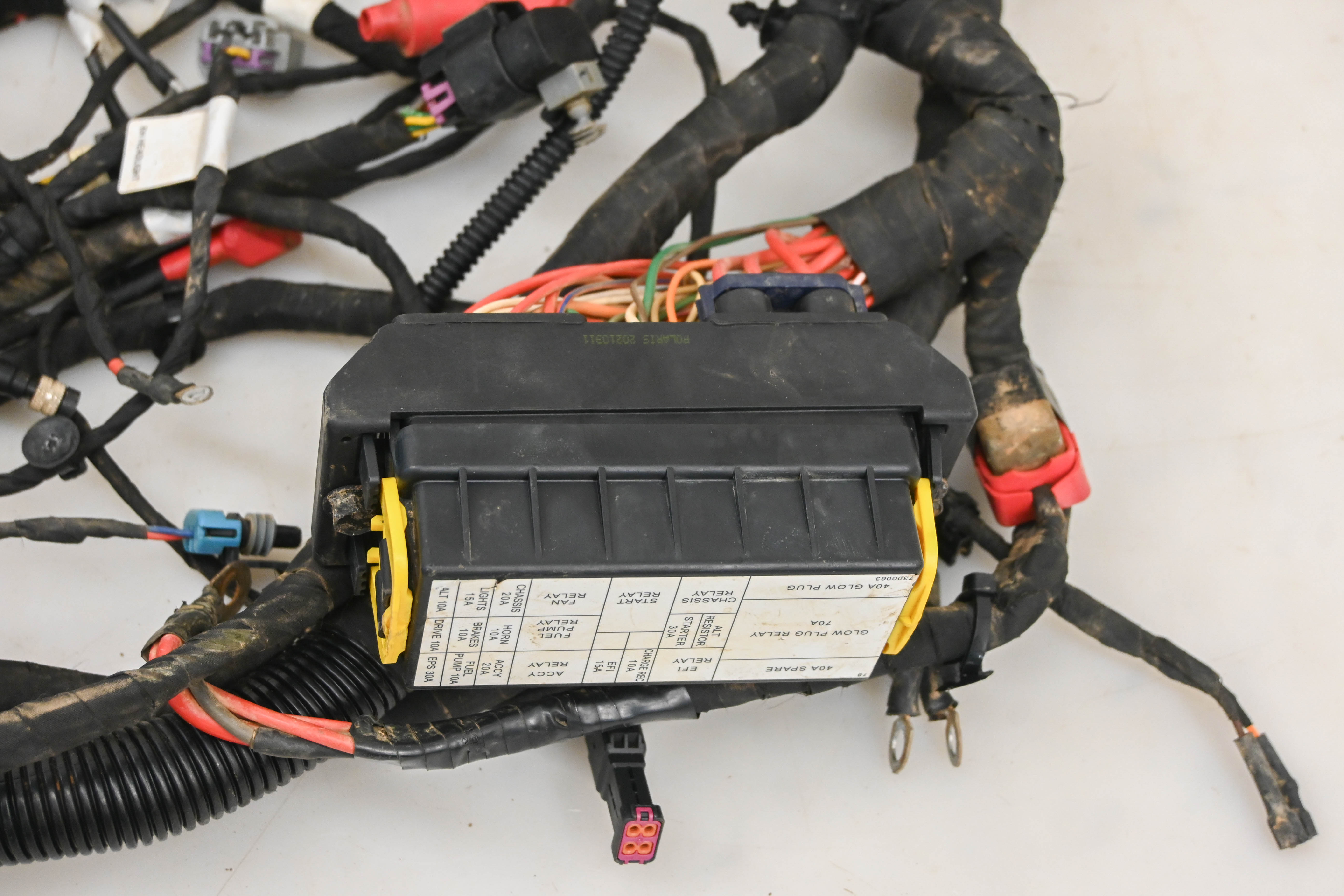 21 Polaris Pro XD 4000D Main Engine Wire Harness & Tracker Electrical Wiring