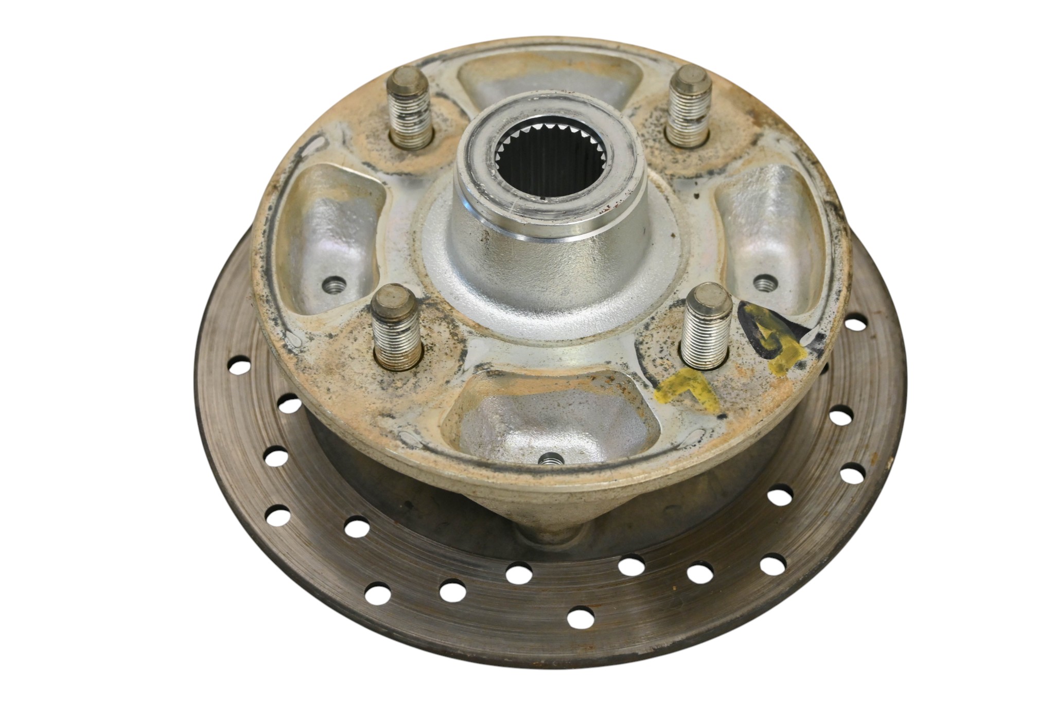 17 Yamaha Wolverine R-Spec EPS Front Wheel Hubs & Rotors Left & Right YXE700