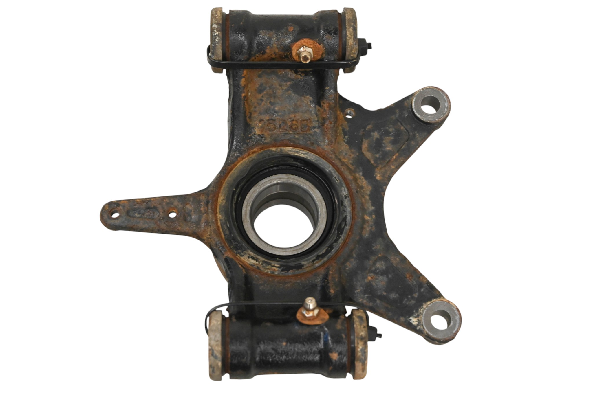 17 Yamaha Wolverine R-Spec EPS Rear Left Spindle Knuckle YXE700