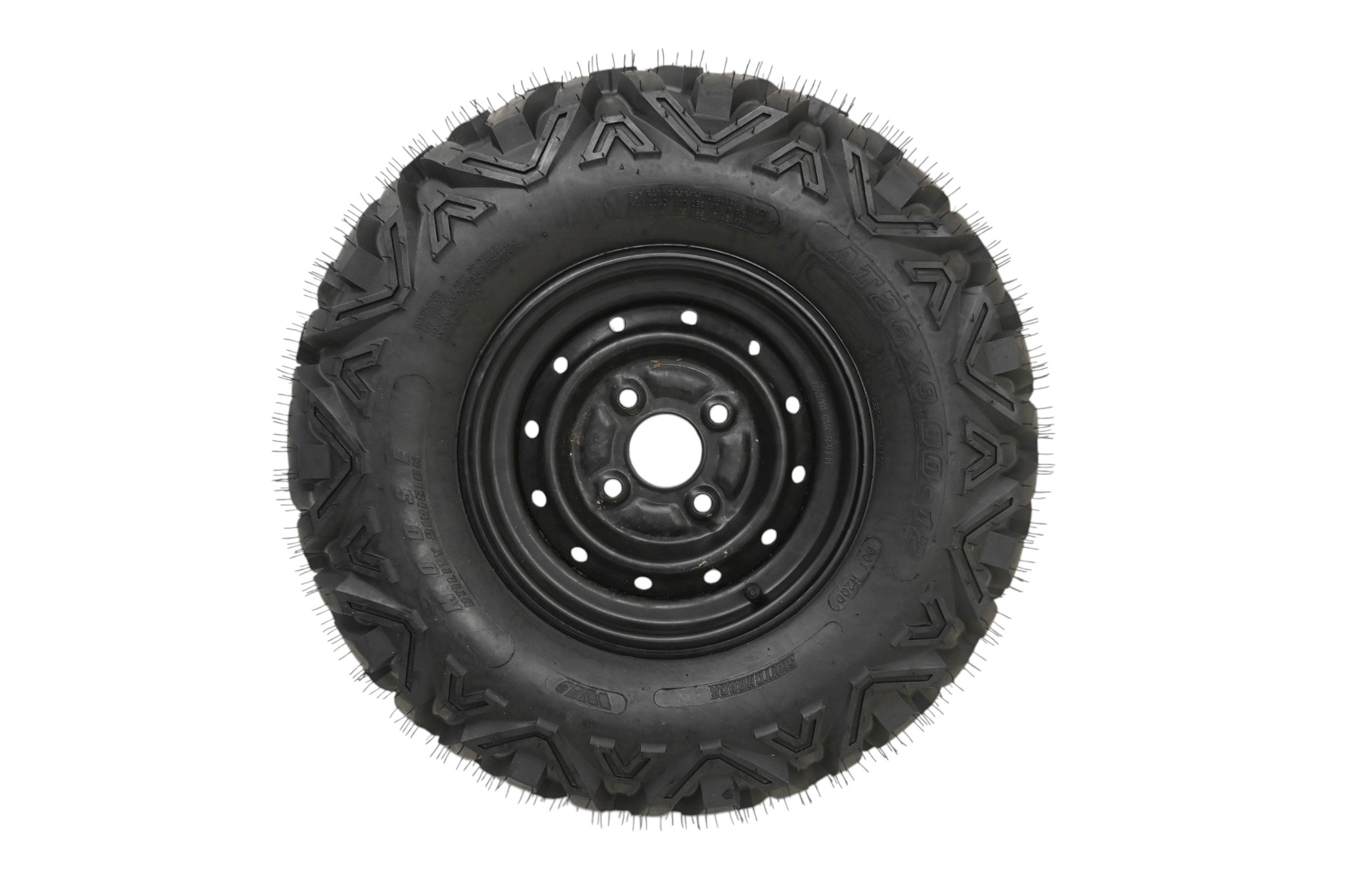 17 Yamaha Wolverine R-Spec EPS Front Wheel Rim & Tire 4/110 12X6 26X9-12 YXE700